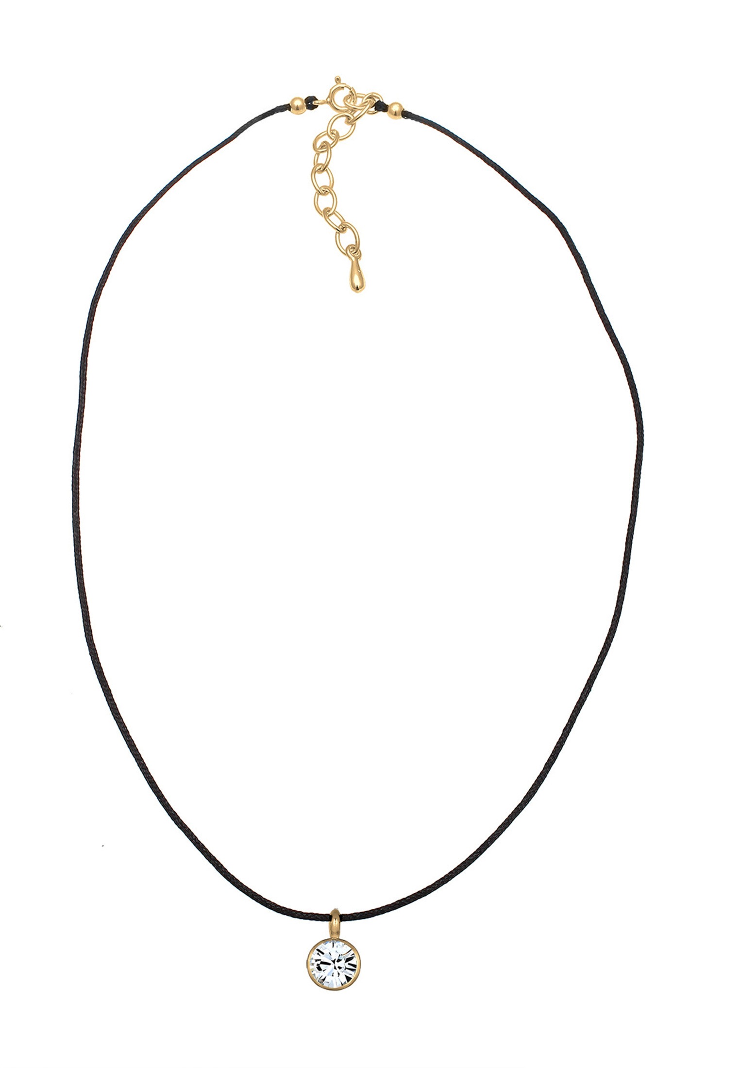Elli Choker »Halskette Basic Choker Kristalle 925 Silber«