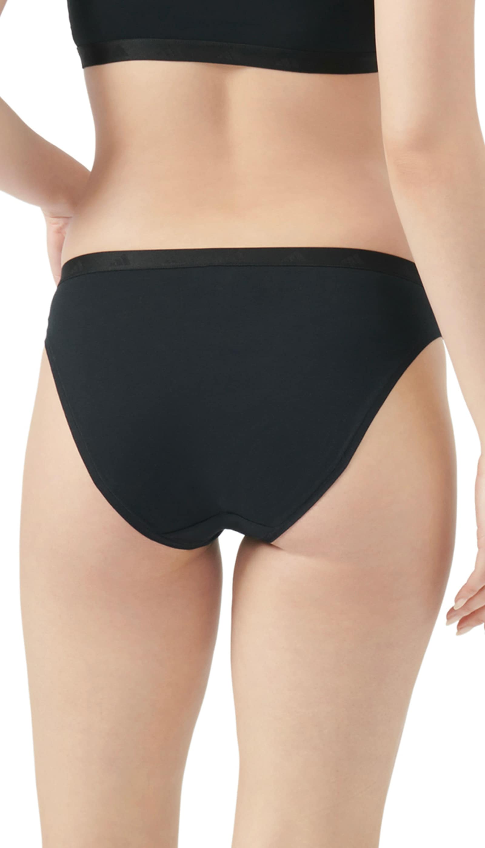 adidas Sportswear Bikinislip »Active Essentials Cotton« elastischer Logo-Bund, hoher Beinausschnitt, Cotton-Mix, weich