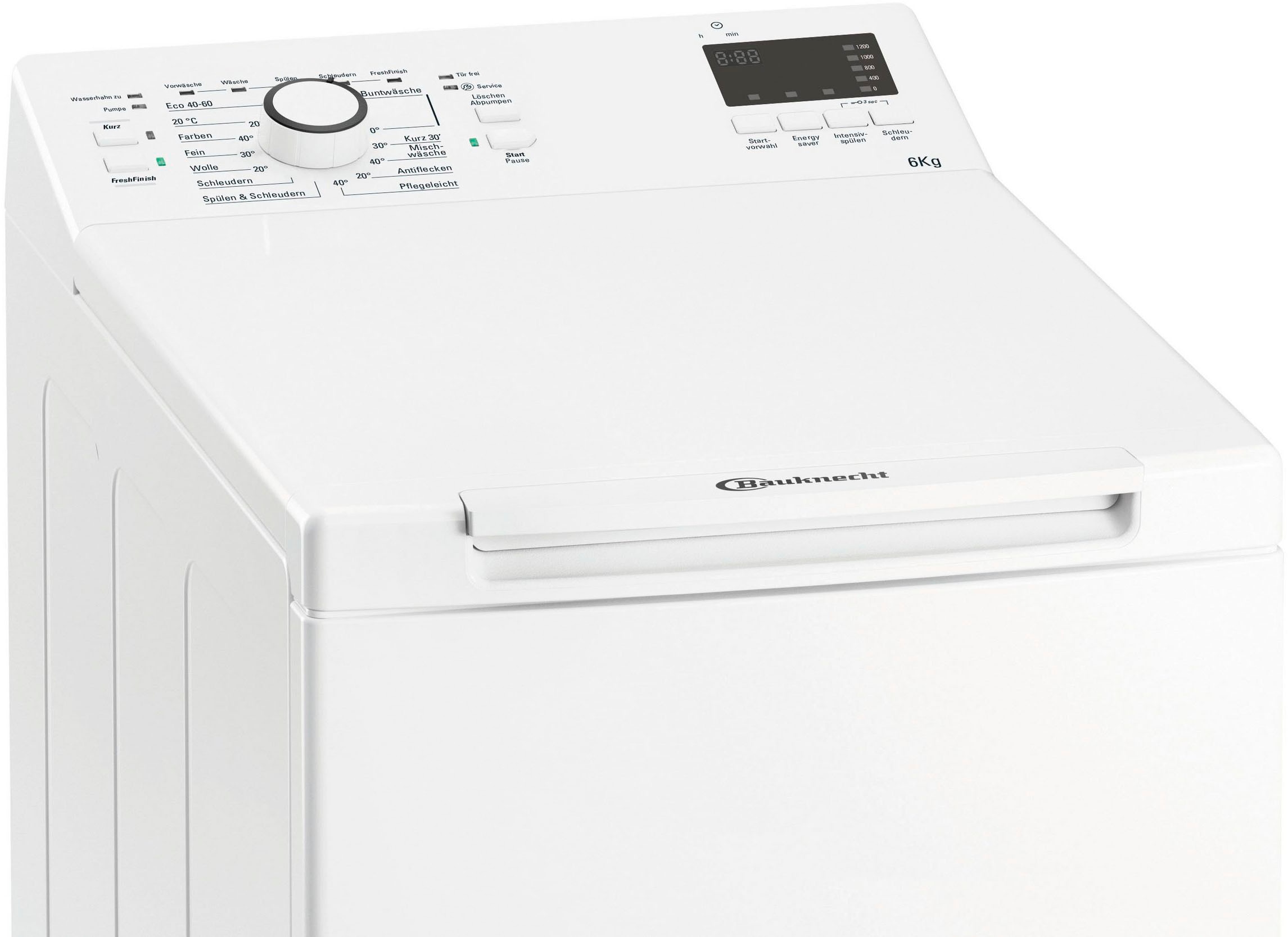 BAUKNECHT Waschmaschine Toplader »WAT PRIME 652 DI N«, WAT PRIME 652 DI N,  6 kg, 1200 U/min jetzt bestellen bei OTTO