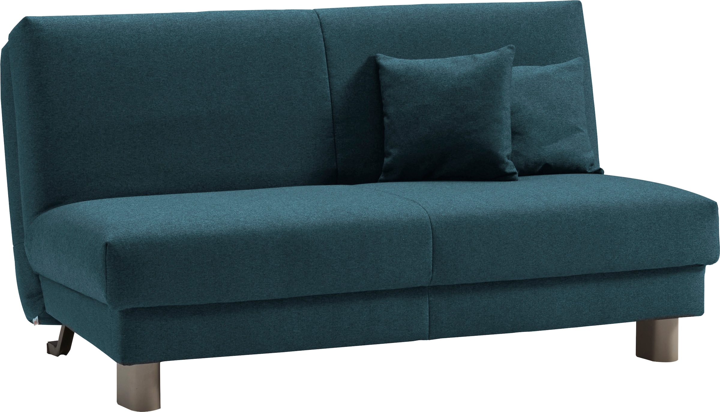 ell + ell Schlafsofa »Enny«, Breite 180 cm, Liegehöhe 45 cm, Füße alufarben