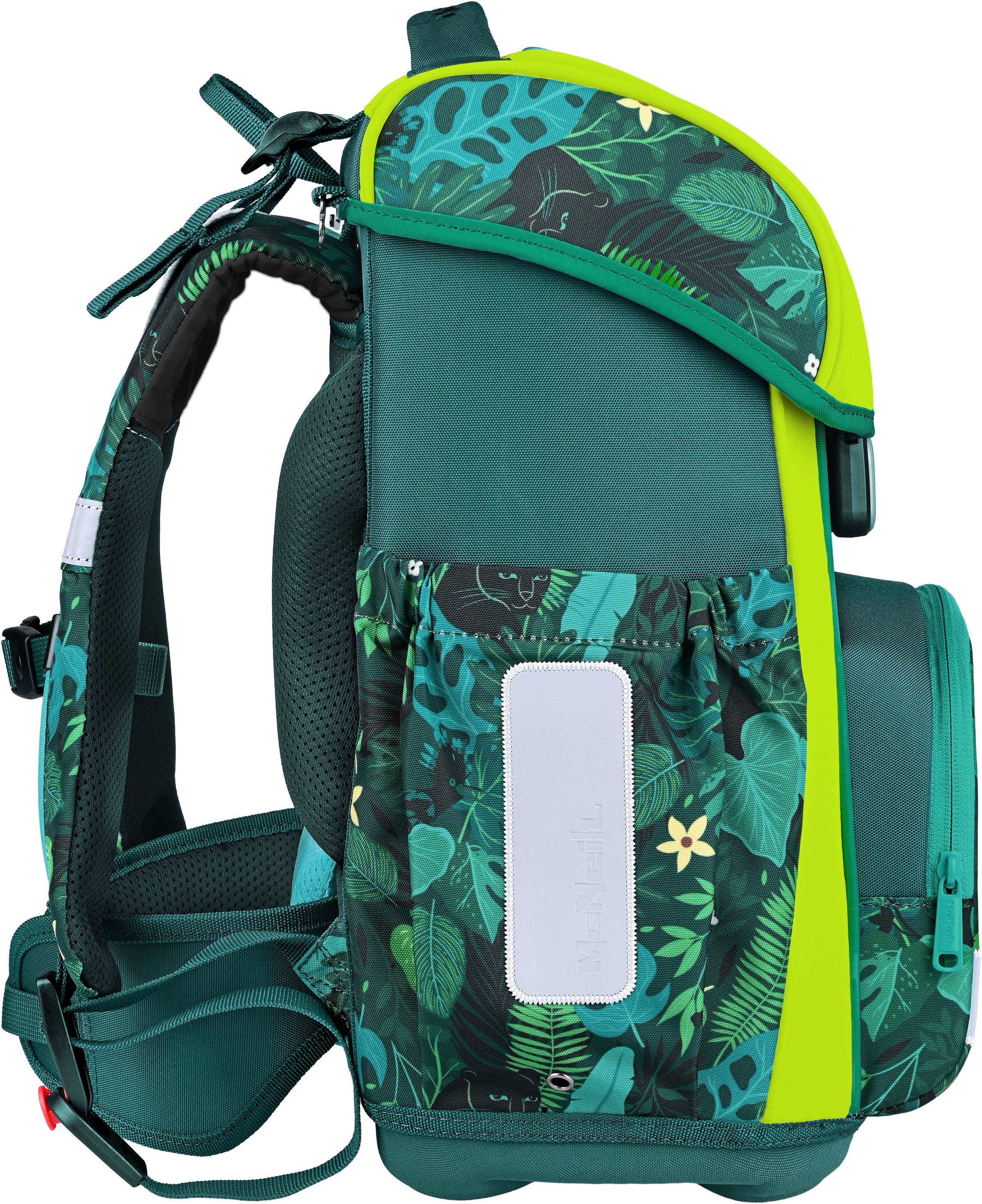 McNeill Schulranzen »Bravo, inkl. Etui, Turnbeutel,« Reflektierende Streifen auf den Schultergurten;Retroreflektierende Flächen