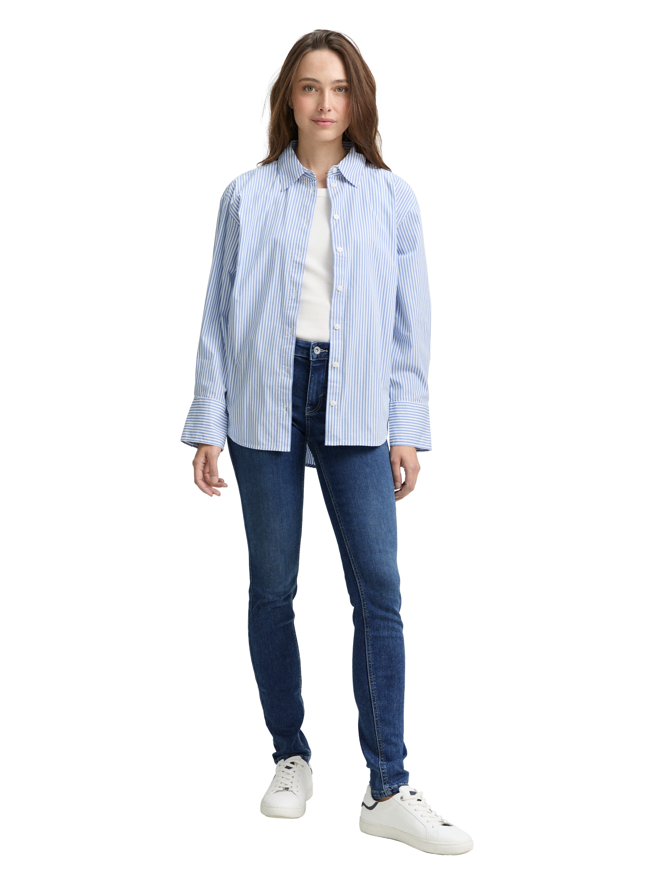 TOM TAILOR Slim-fit-Jeans »LUCIE«, mit Viskose und Stretch - 5-Pocket-Style
