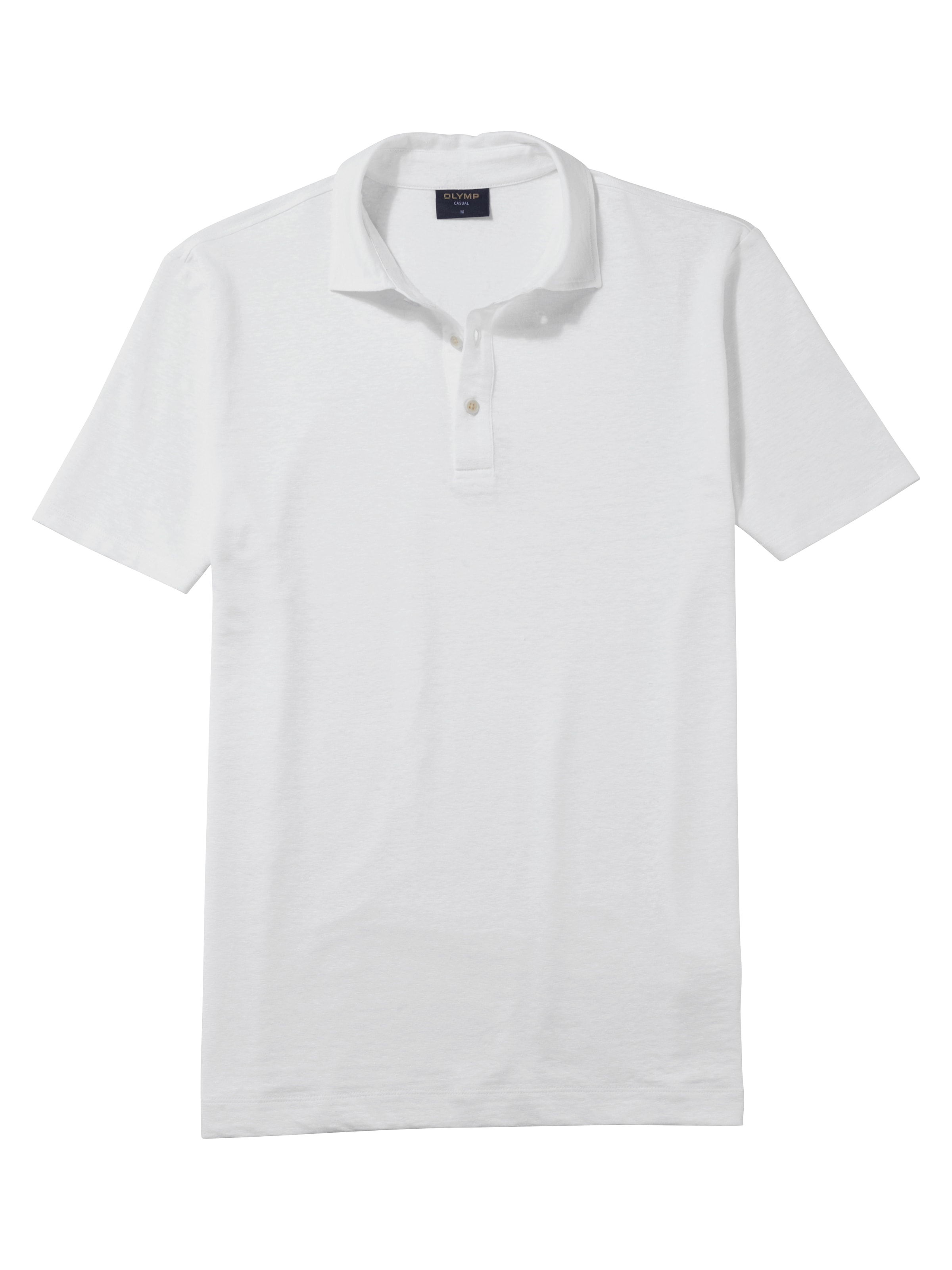 OLYMP Poloshirt »Casual«, aus Leinenmischung