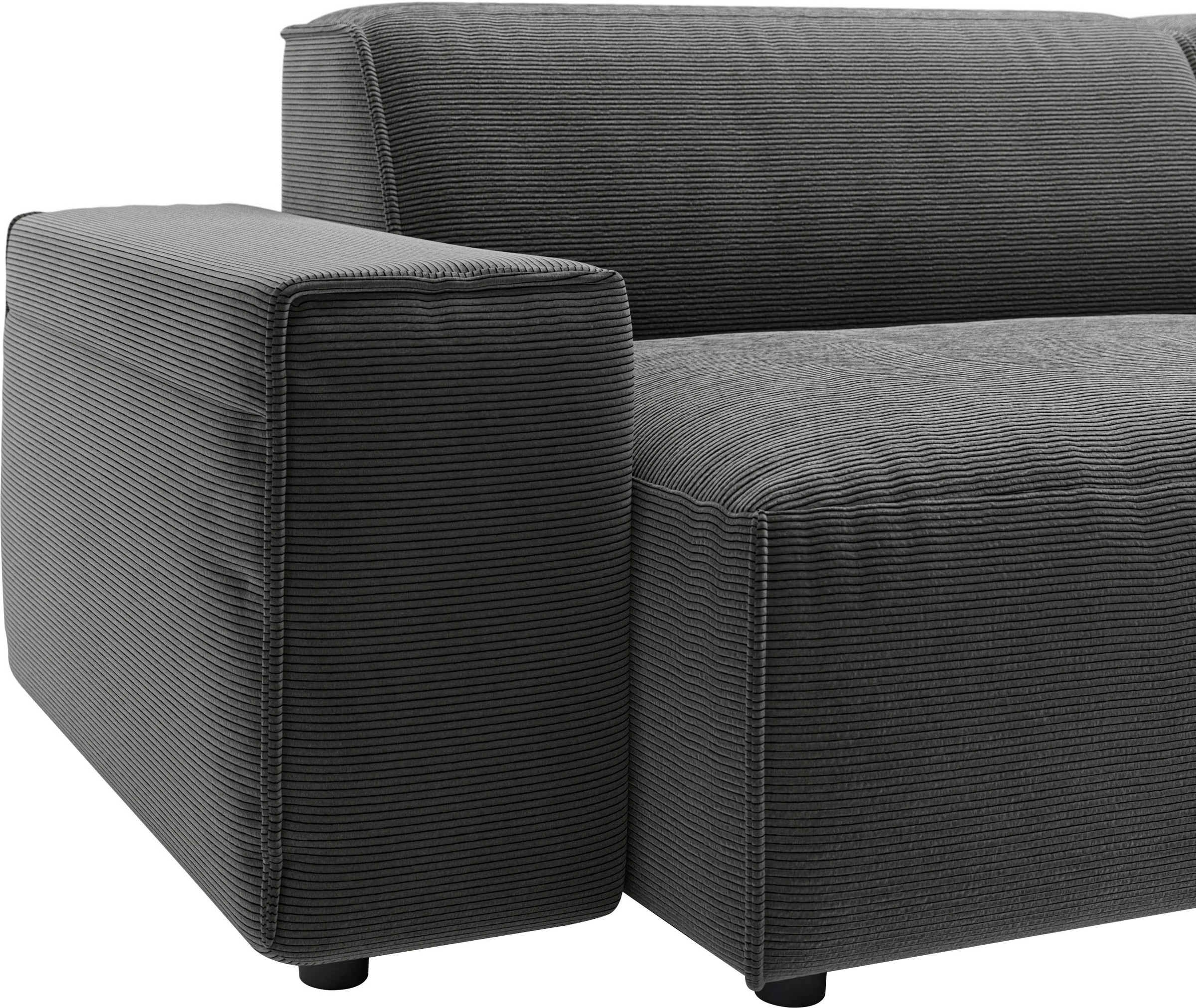 andas Ecksofa »Glimminge auch in Breitcord, Feincord, Bouclé + Easy care-Bezug«, L-Form, Breite 294, Zierkissen