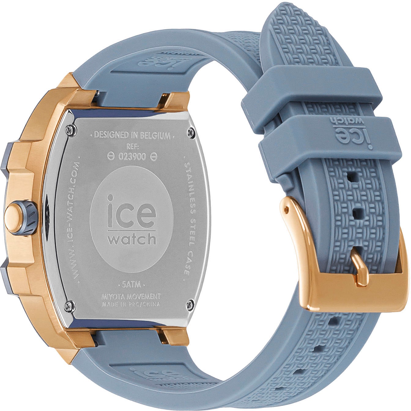 ice-watch Multifunktionsuhr »ICE boliday - Steel - Medium - MT« Quarzuhr, Armbanduhr, Damenuhr, analog, Silikonarmband, Datum