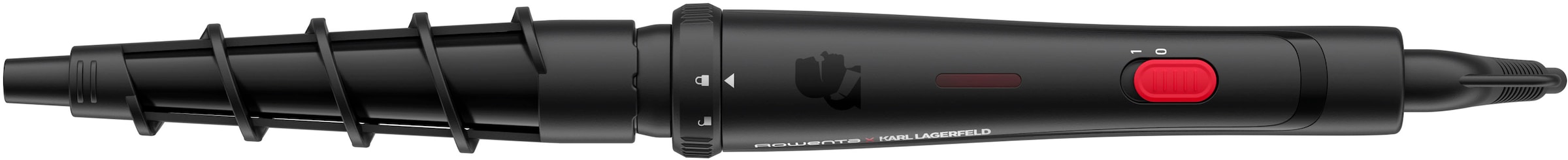 Rowenta Multihaarstyler »Rowenta x Karl Lagerfeld CF422L Infinite Looks 9-in-1 Multistyler«, 4 Aufsätze, Haarglätter, Kreppeisen, Lockenstab, Keramikbeschichtung, 190°C