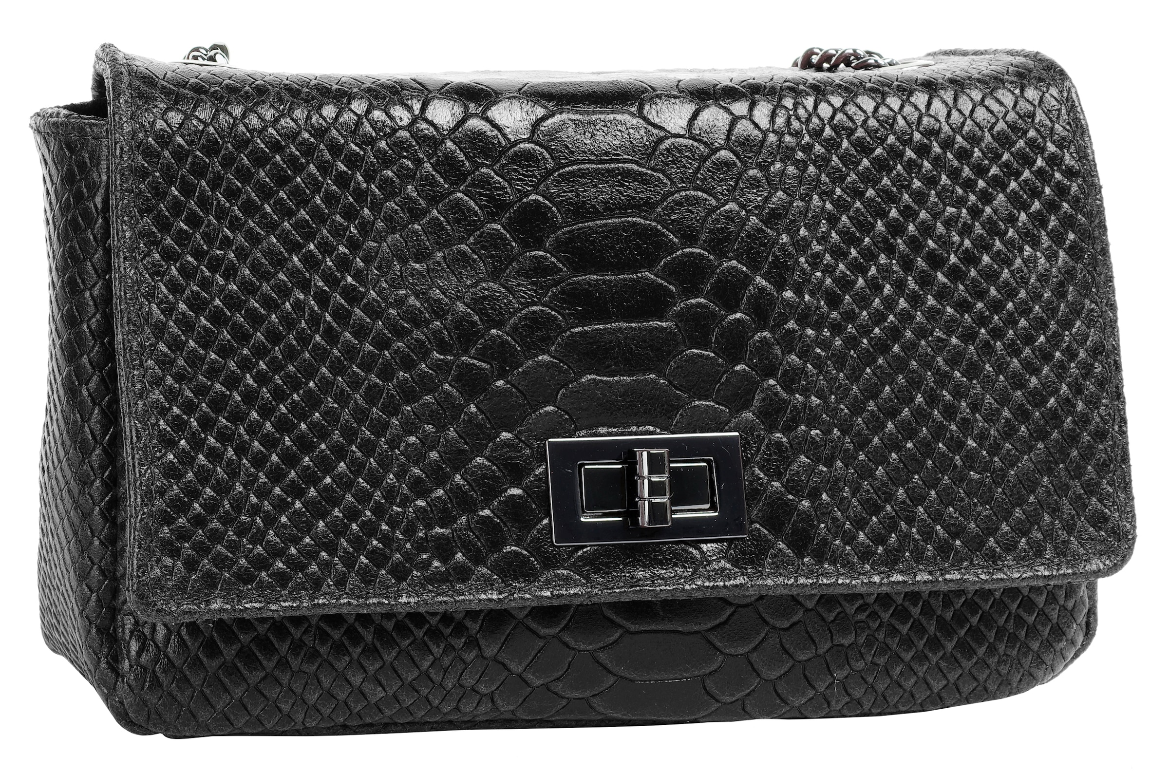 Cluty Umhängetasche echt Leder, Made in Italy