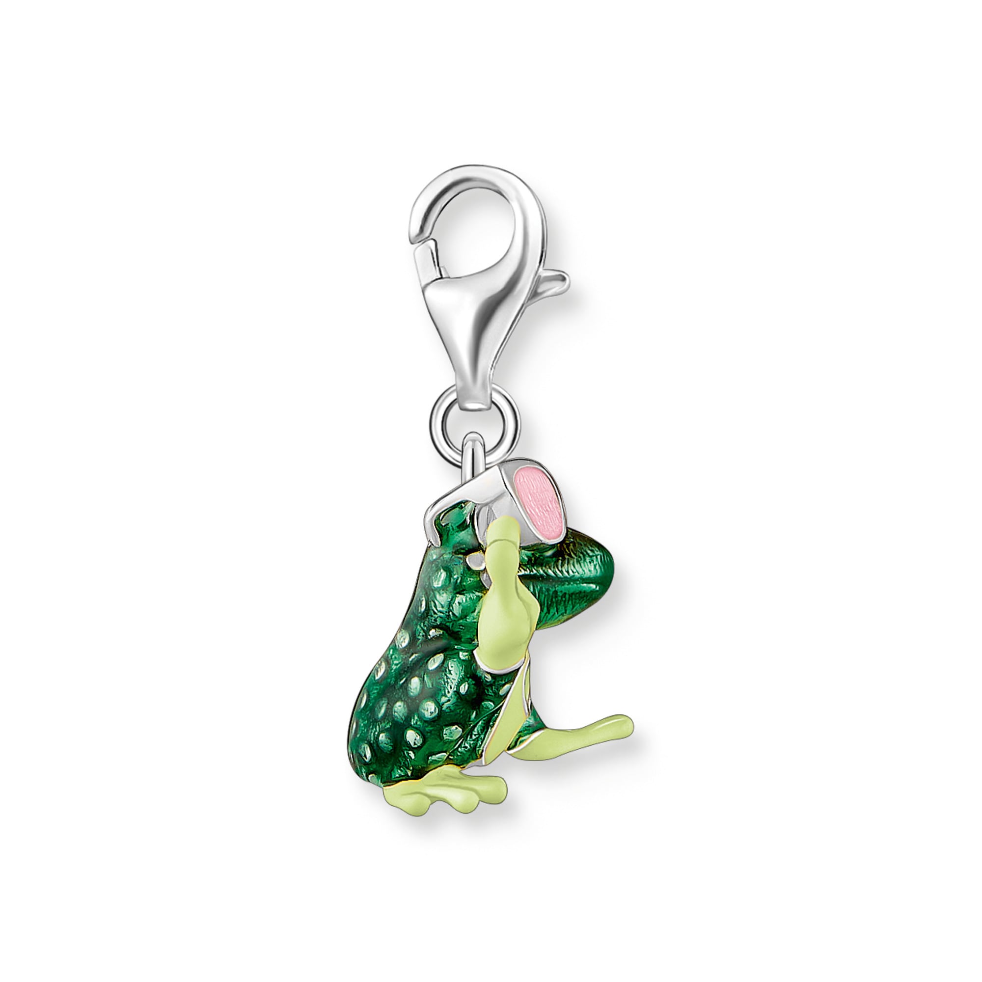 THOMAS SABO Charm-Einhänger »Frosch-Optik mit Sonnenbrille bunt« mit Zirkonia (synth.)