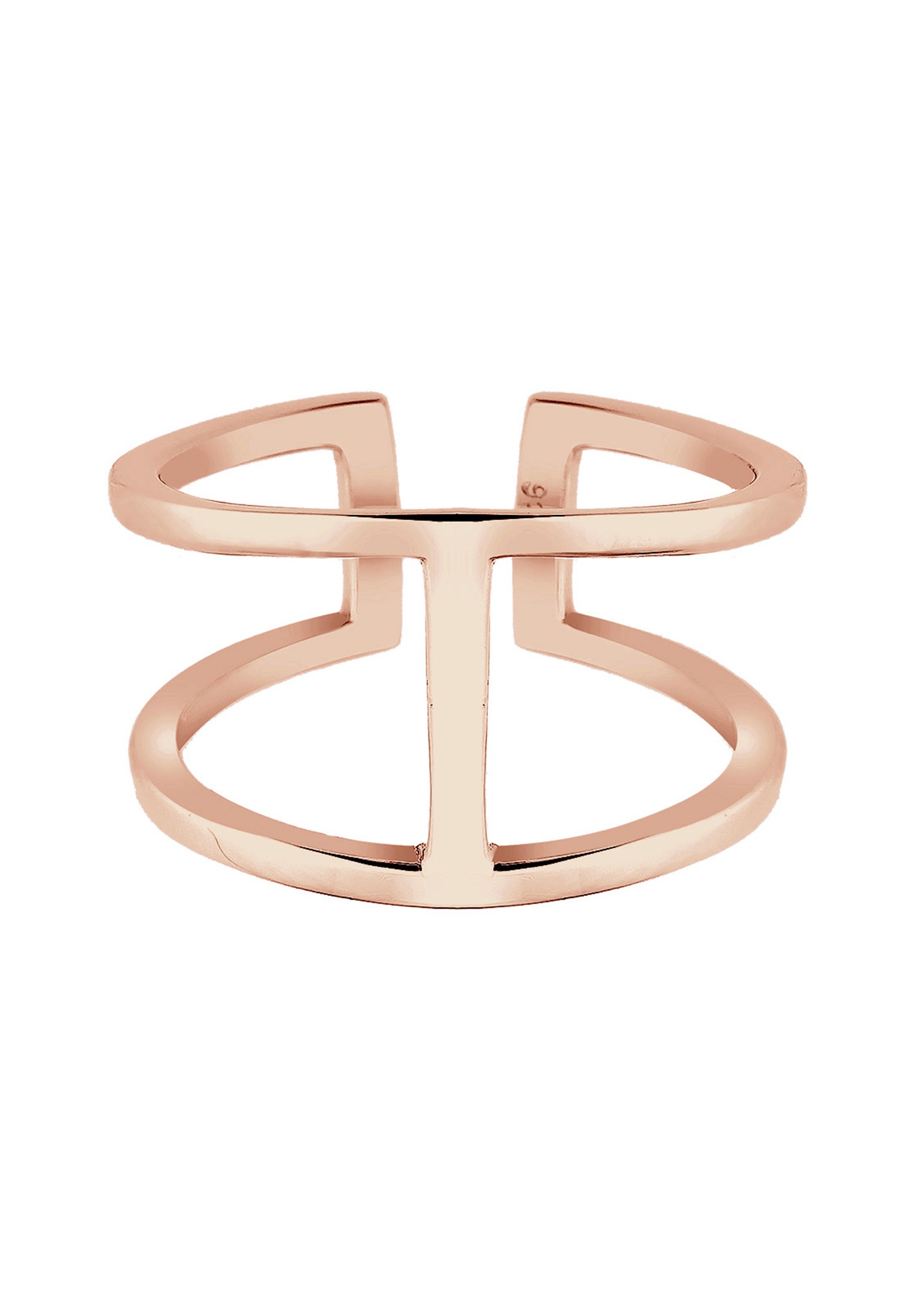 Elli Silberring »Ring Silberring Offen Geo Trend 925 Silber«