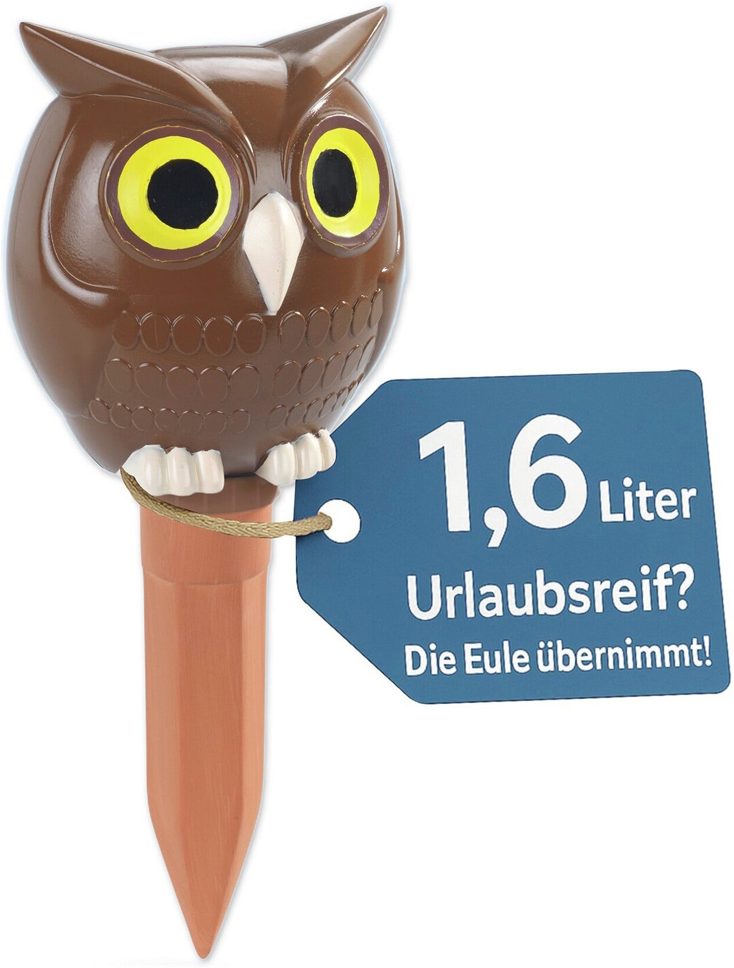 Maximex Bewässerungssystem »Eule JUMBO« ()  Bewässerungsspike, 1,6 l, für automatische Pflanzenbewässerung
