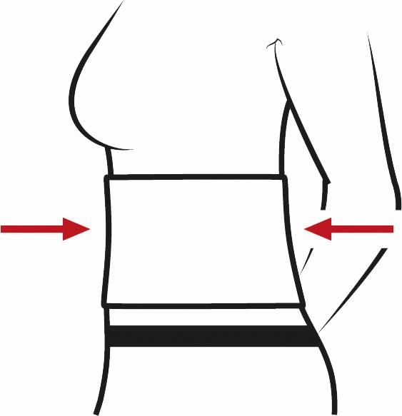 Hydas Stützbandage »mit Nierenwärmer, gibt der Wirbelsäule Halt und schützt vor Kälte«, Unterstützt bei Muskelschwäche, wärmendes Innenfutter