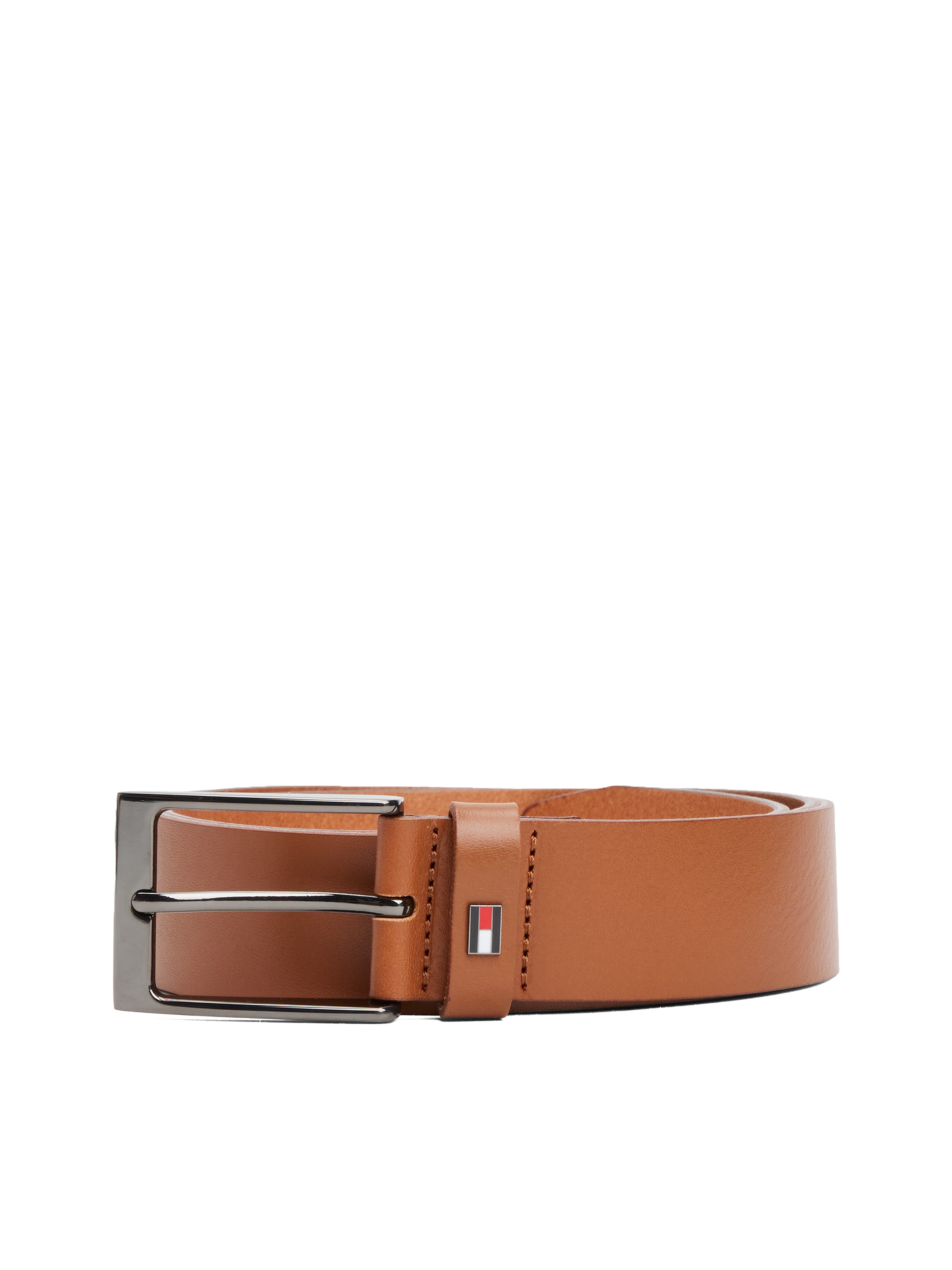 Tommy Hilfiger Ledergürtel »LAYTON 3.5« Metallpatch, Einfachdornschließe