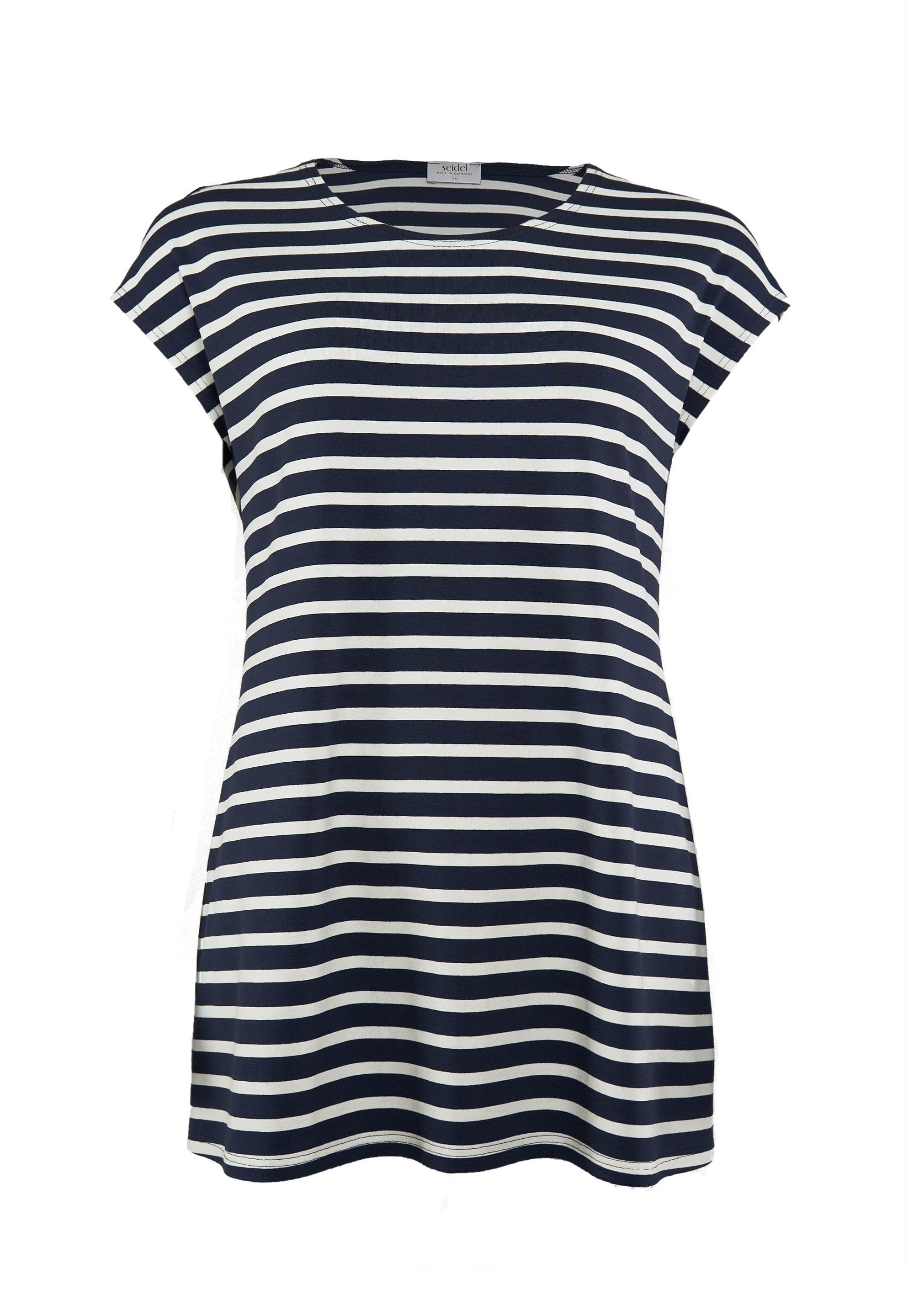Seidel Moden T-Shirt, mit Streifen Muster