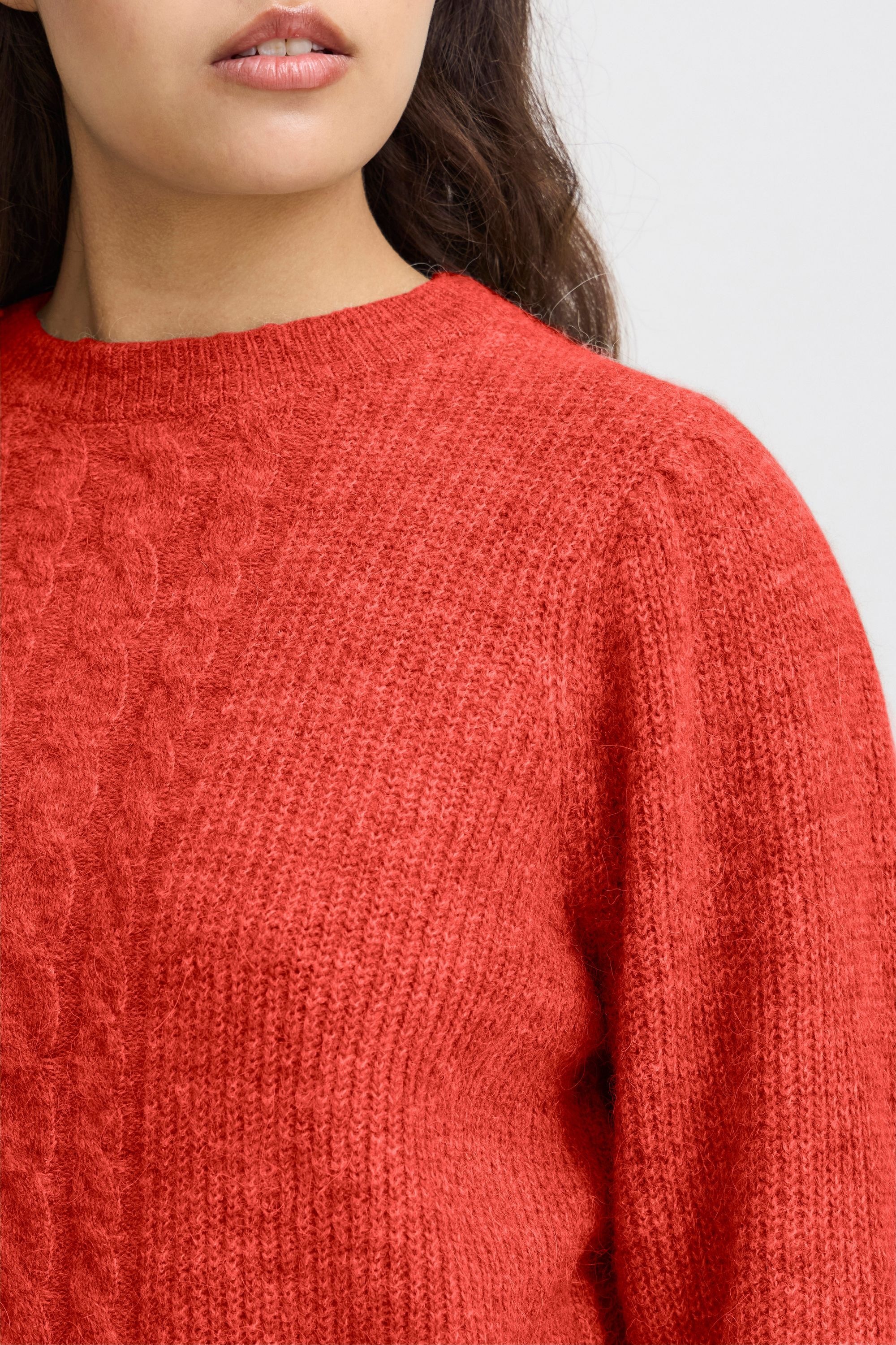 Ichi Strickfleece-Pullover »Strickpullover IHKAMARA MS3«