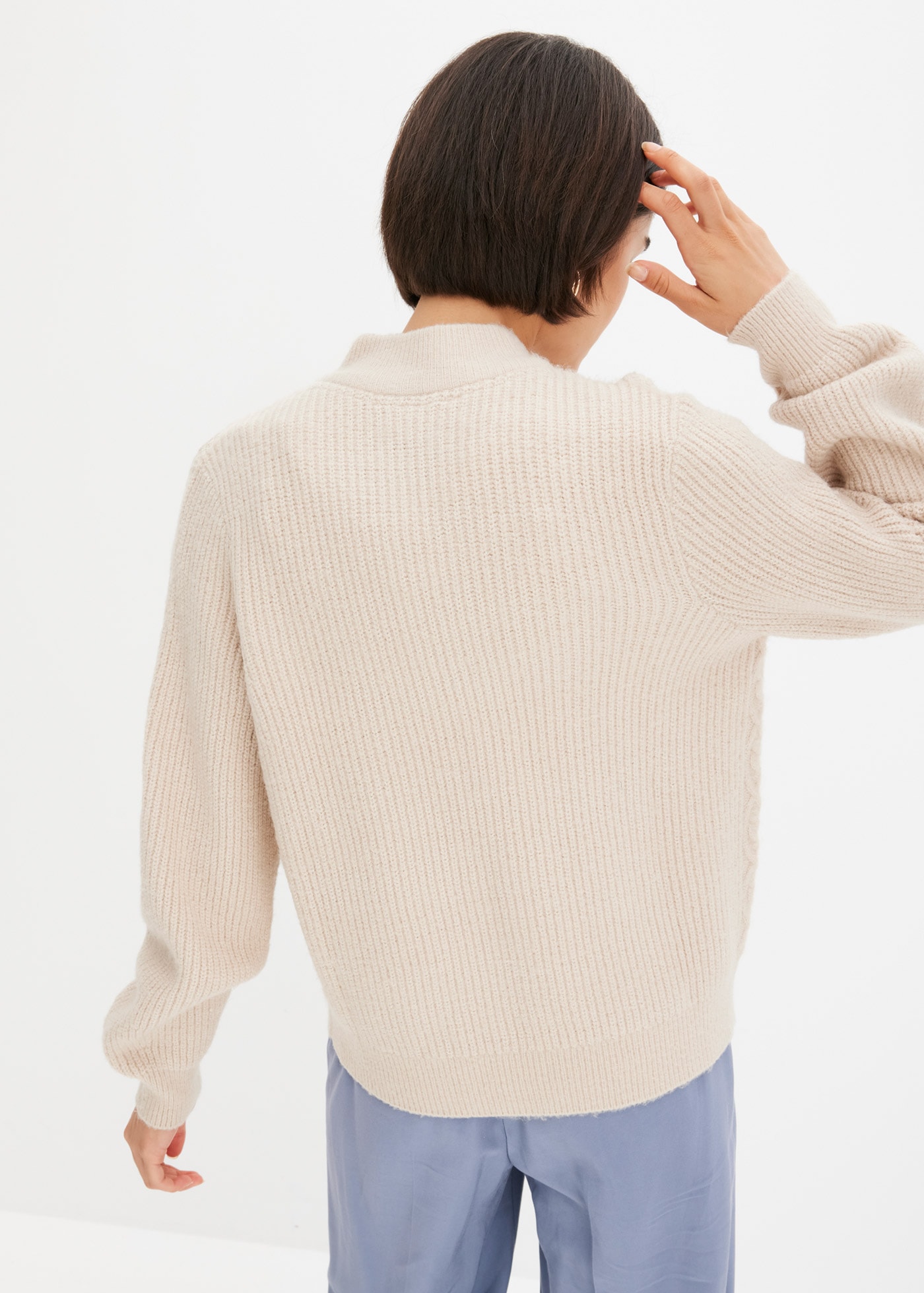 bonprix Strickjacke »Strickjacke mit Zopmuster« Strickjacke mit Zopmuster