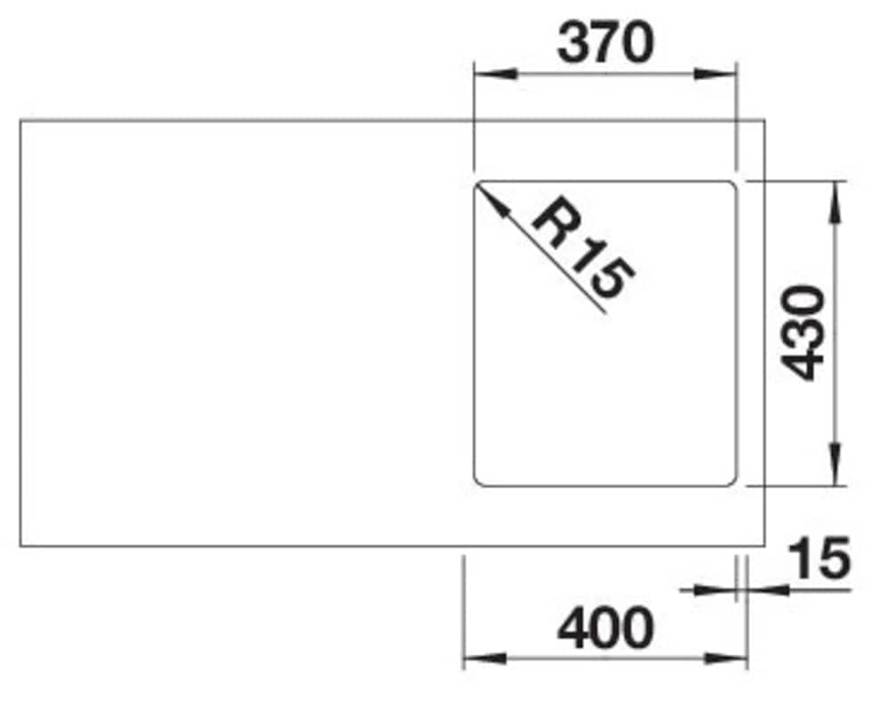 Blanco Edelstahlspüle »SOLIS 340-IF« 1 Stk. tlg. erhältlich in mehreren Farben