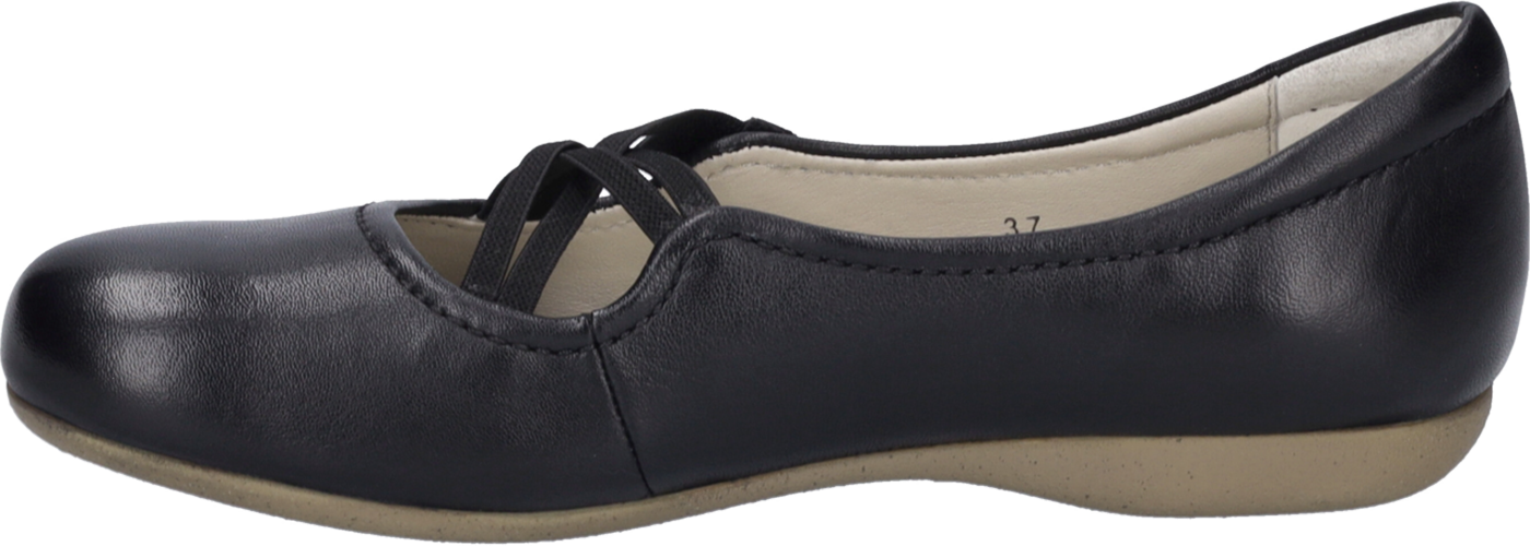 Josef Seibel Riemchenballerina »Fiona 39«  Festtagsschuh, Slipper, Komfortschuh mit überkreuztem Gummizug