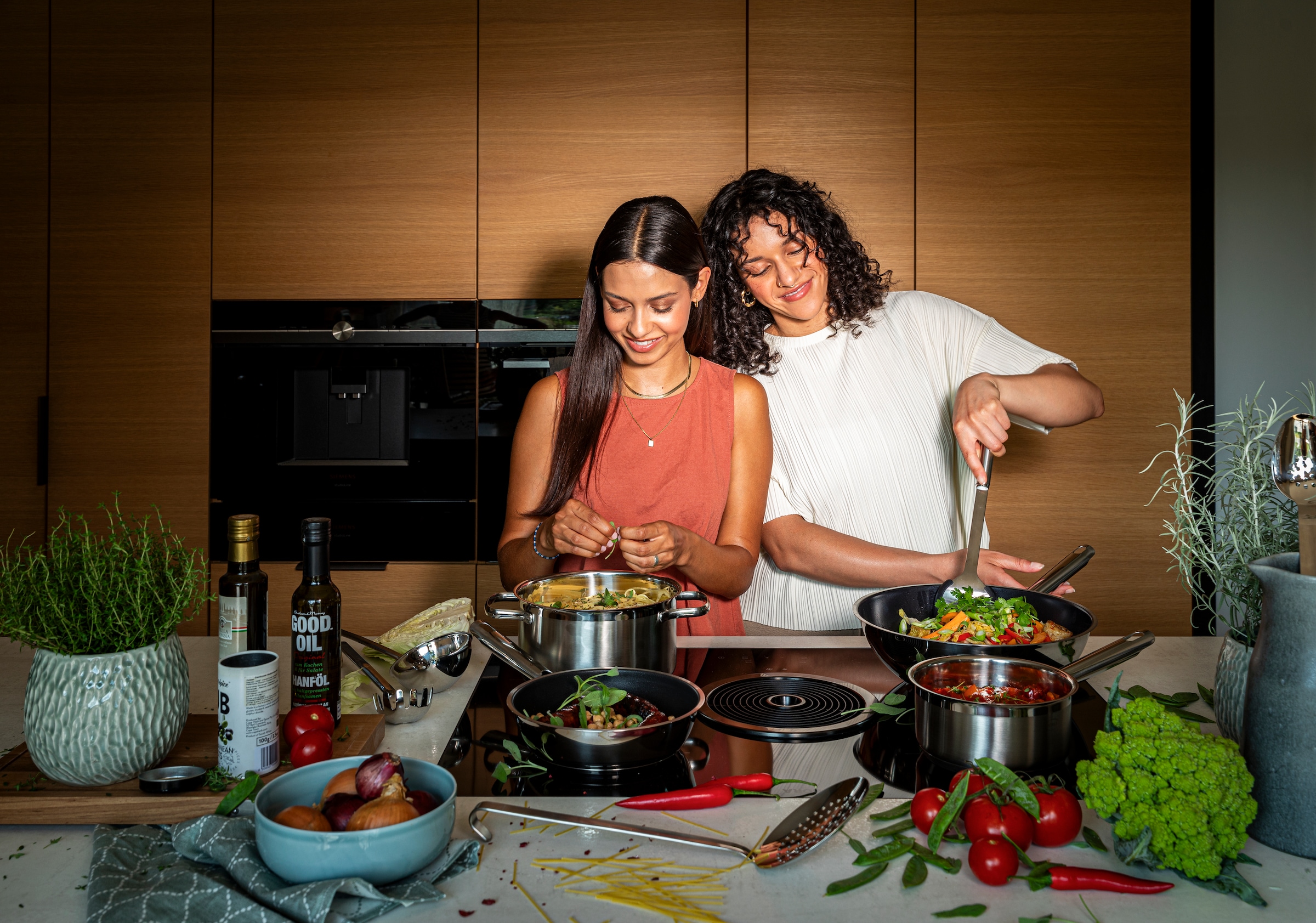 RÖSLE Servierpfanne »PUREELEMENTS Ø 28 cm PTFE ProResist« Edelstahl 18/10 1 tlg. tlg.