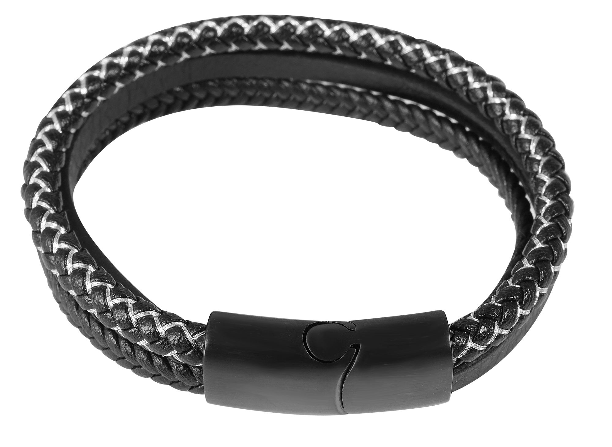 Adelia´s Lederarmband »Herren Armband ¿ Lederarmband aus Leder 21 cm«