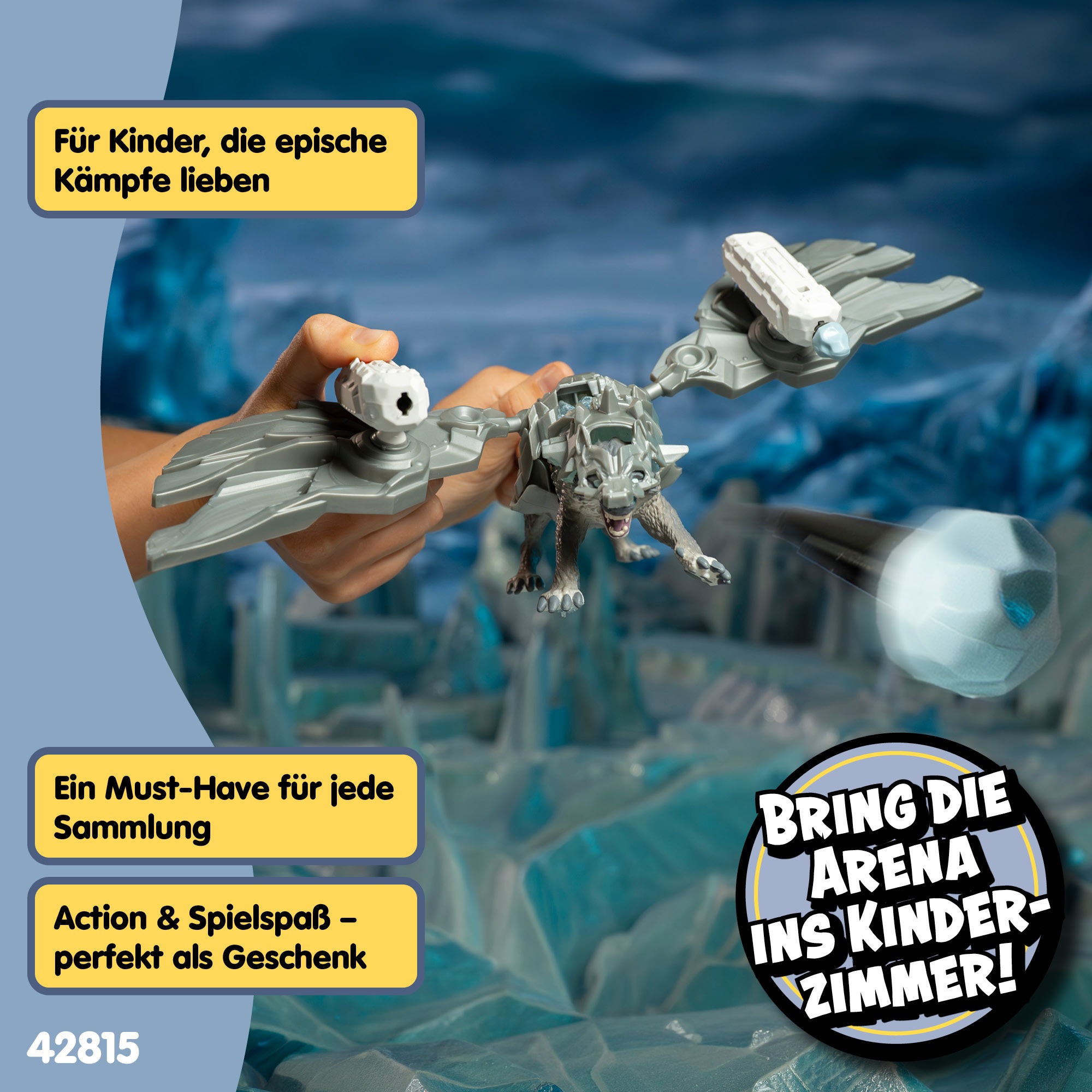 Schleich® Spielfigur »ELDRADOR® CREATURES, Gladiator Eiswolf (42815)«