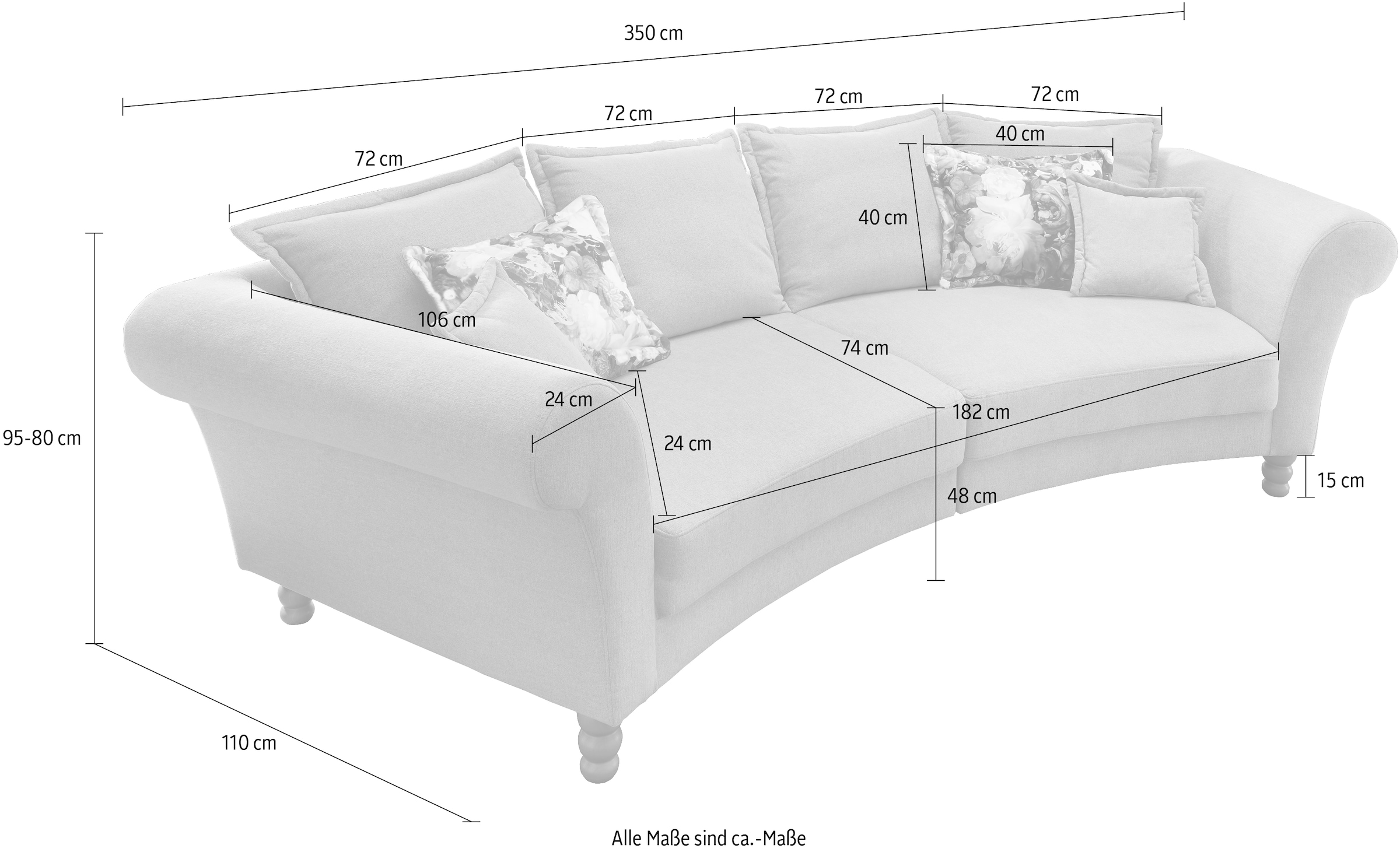 Home affaire Big-Sofa »Tassilo«