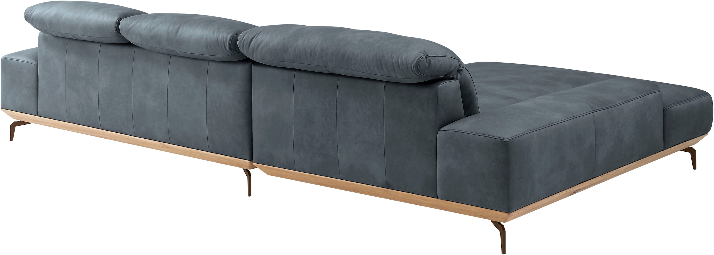 Musterring Wohnlandschaft »MR 2490«, Bronze-Fuß Sitzhöhe 46cm, wahlweise mit Funktionen, Maße 342 x 207 cm