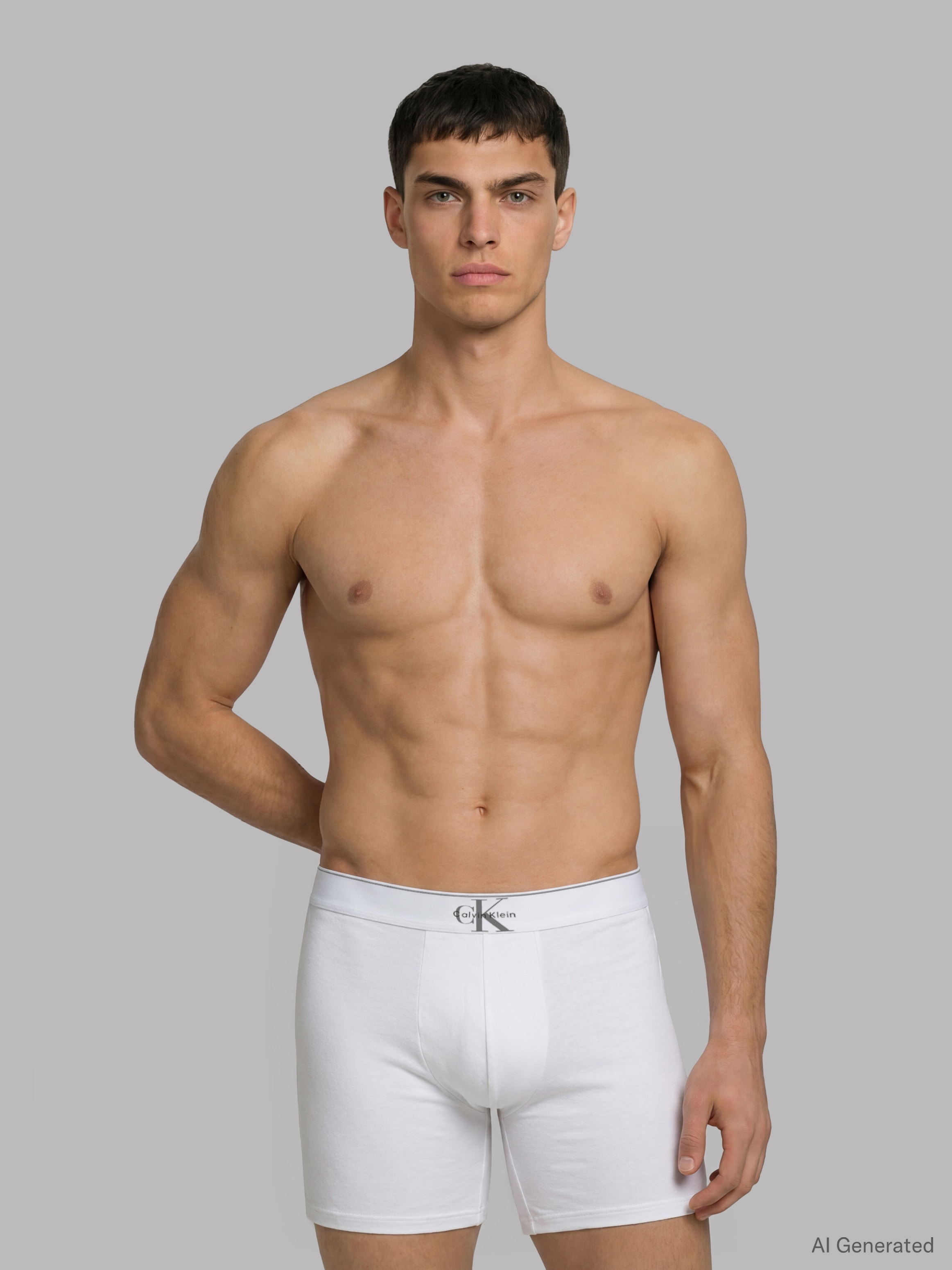 Calvin Klein Underwear Boxershorts »Boxer Brief 3PK« Packung, 3er-Pack,  Körpernahe Passform mit elastischem Bund
