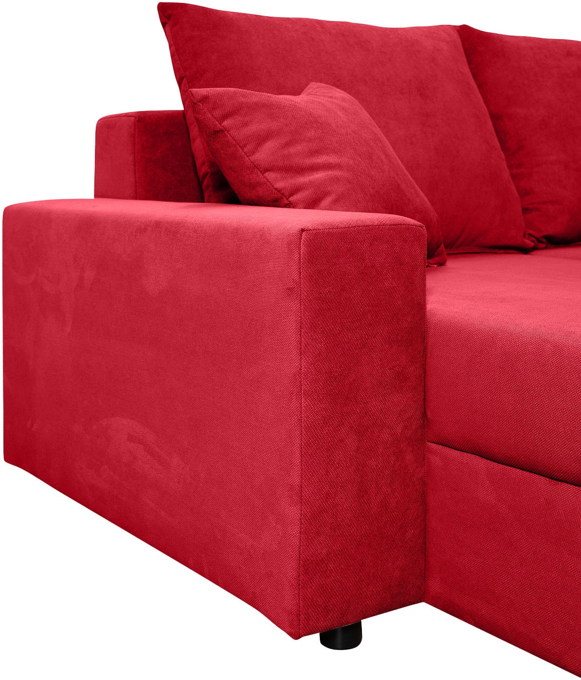COLLECTION AB Wohnlandschaft »Pico U-Form«, Wohnlandschaft,2 X Ottomane,Polyätherschaum Polsterung