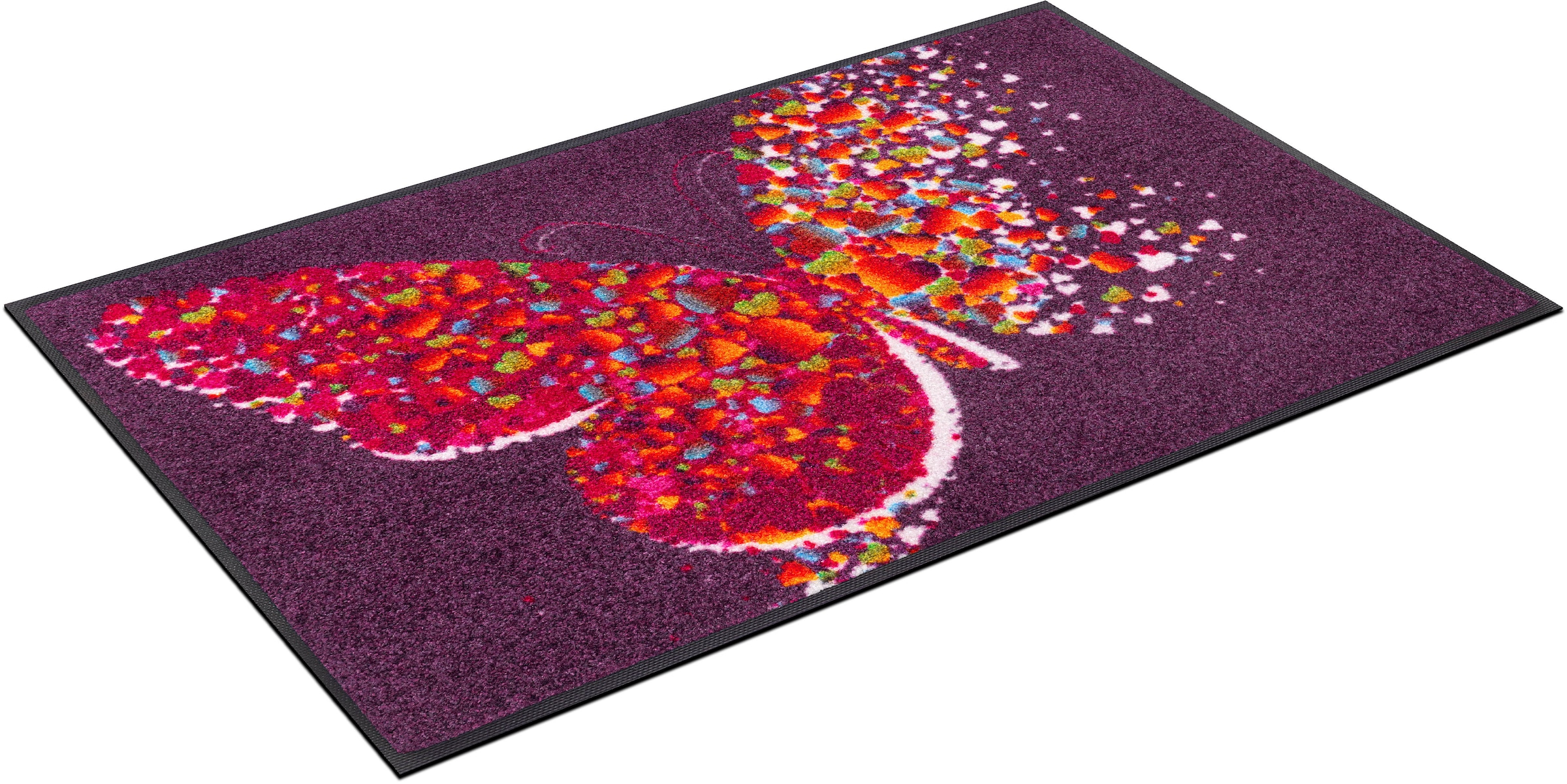 Fußmatte »Papallona«, rechteckig, Schmutzfangmatte, Motiv Schmetterling,...