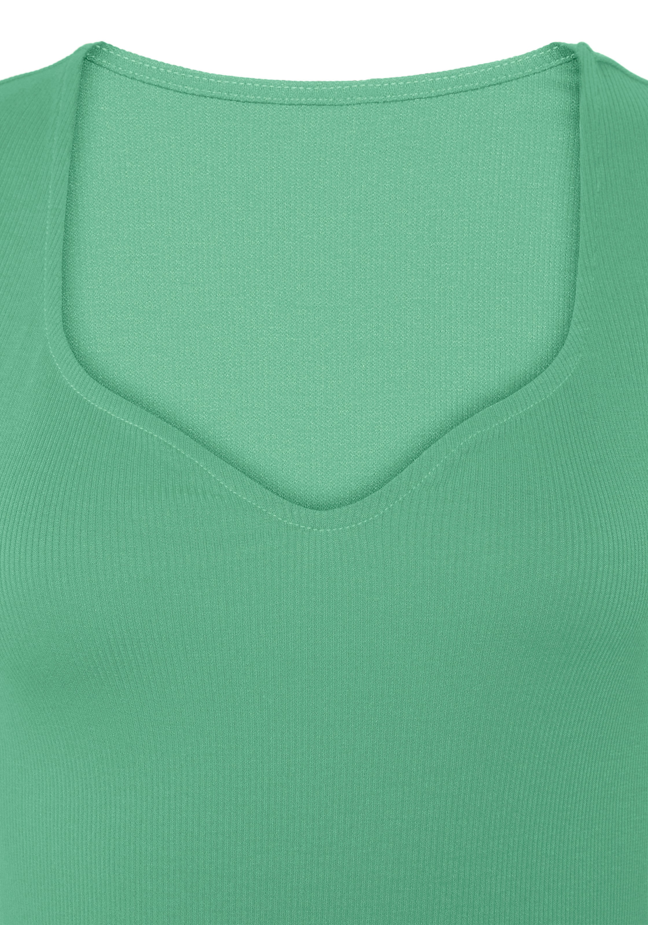 Vivance T-Shirt, mit herzförmigen Dekolleté