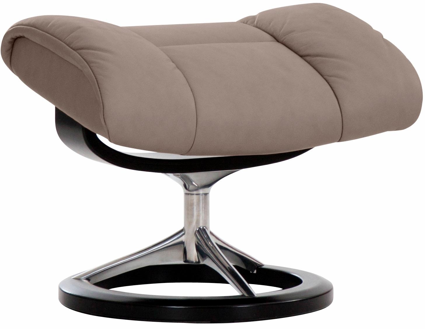 Stressless® Hocker »Ruby« mit Signature Base, Gestell Eiche, Wenge, Braun & Schwarz