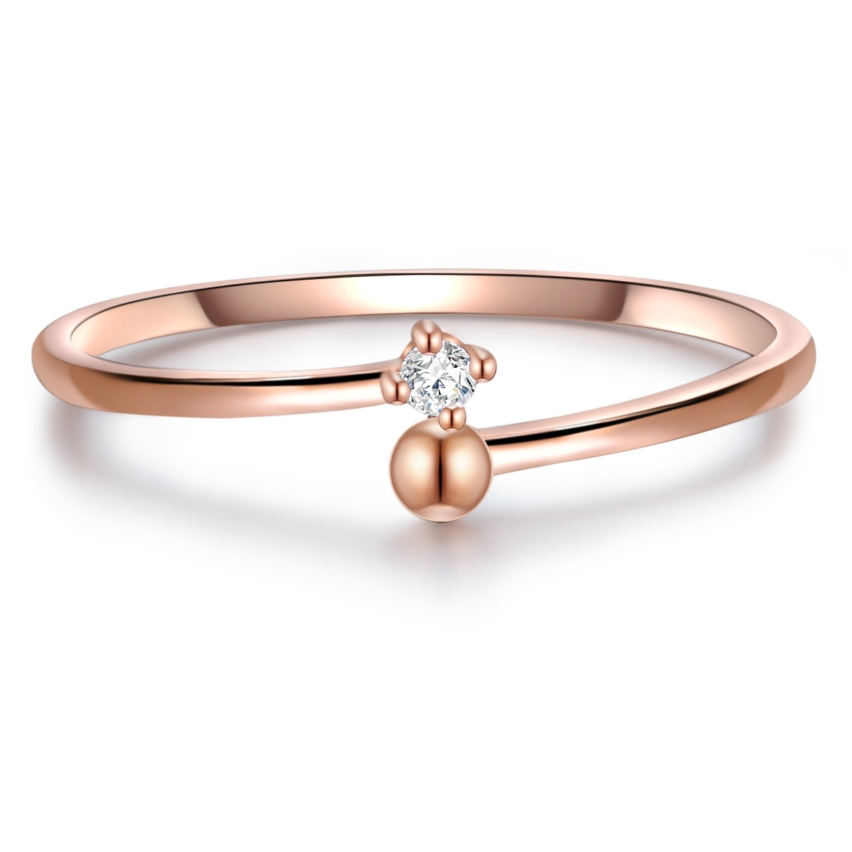 Glanzstücke München Fingerring »GSM240«, (1 tlg.), aus Sterling Silber
