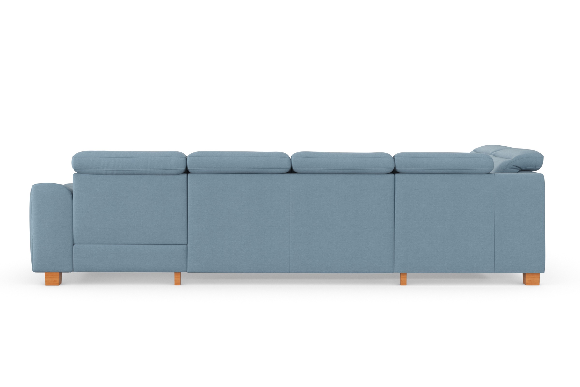 sit&more Wohnlandschaft »Dundee U-Form«, mit Federkern und Massivholzfüßen, wahlweise mit Kopfteilverstellung