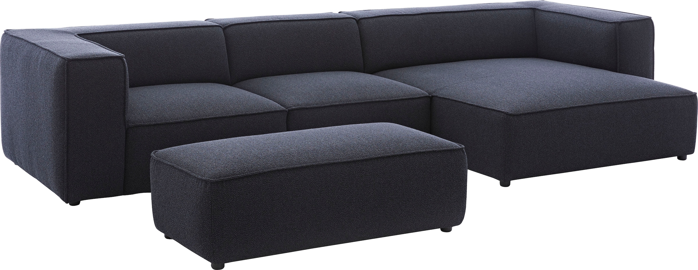 W.SCHILLIG Hocker »around-the-block«, mit eleganter Biese