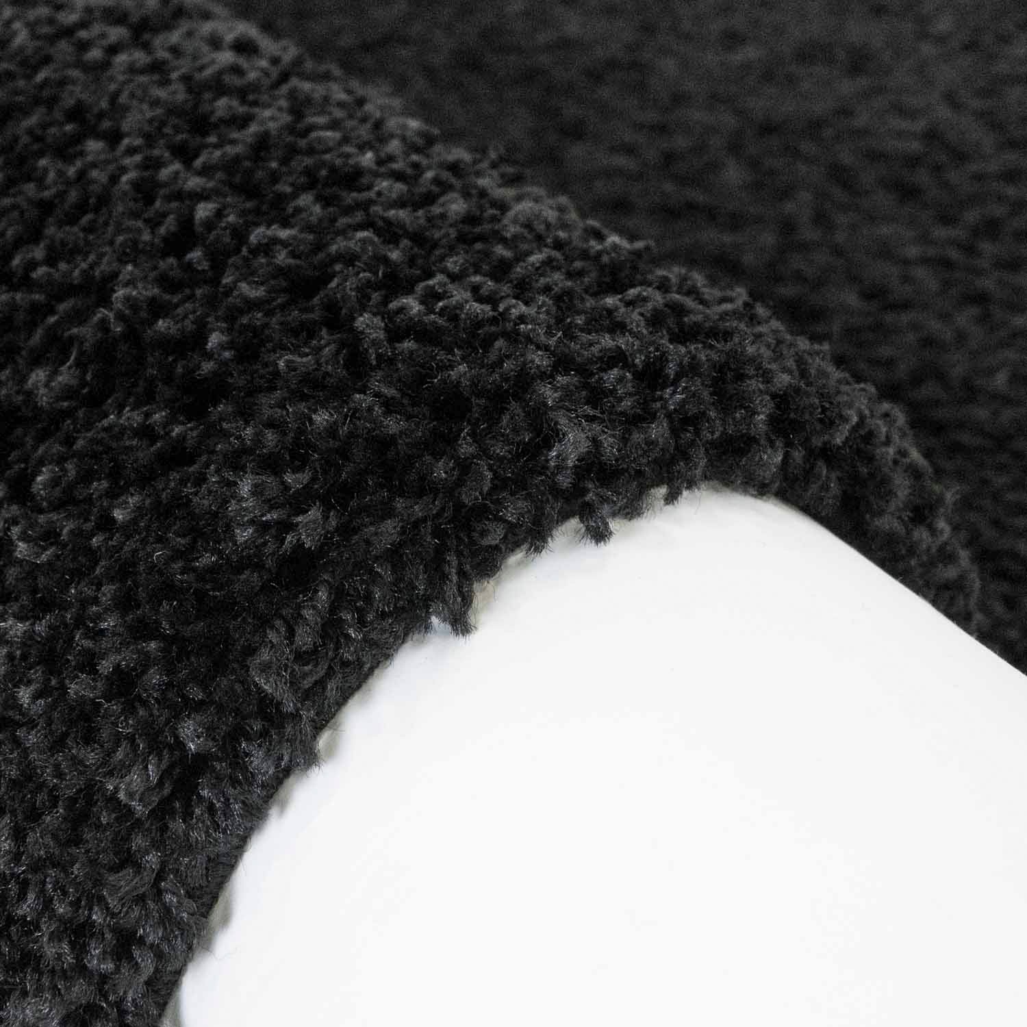 Carpet City Hochflor-Teppich »Shaggi uni 500«, rechteckig, 30 mm Höhe, Läufer, Shaggy, Uni, Langflor, weich, Wohnzimmer, Schlafzimmer, Kinder
