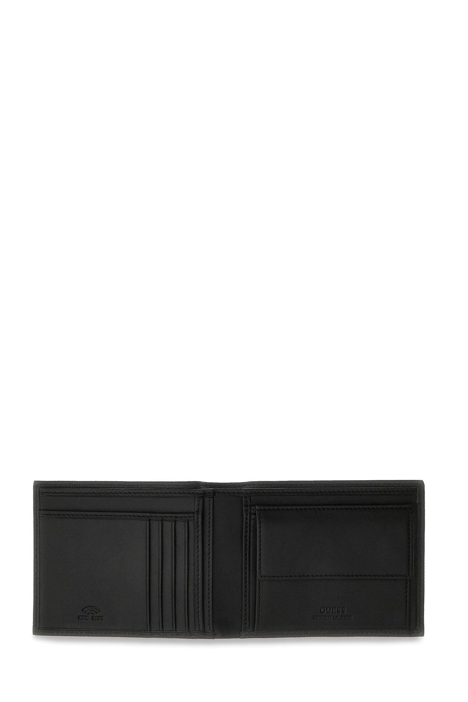 Guess Geldbörse »MILANO BIFOLD M« Herren Geldbeutel, Portemonnaie zum Klappen