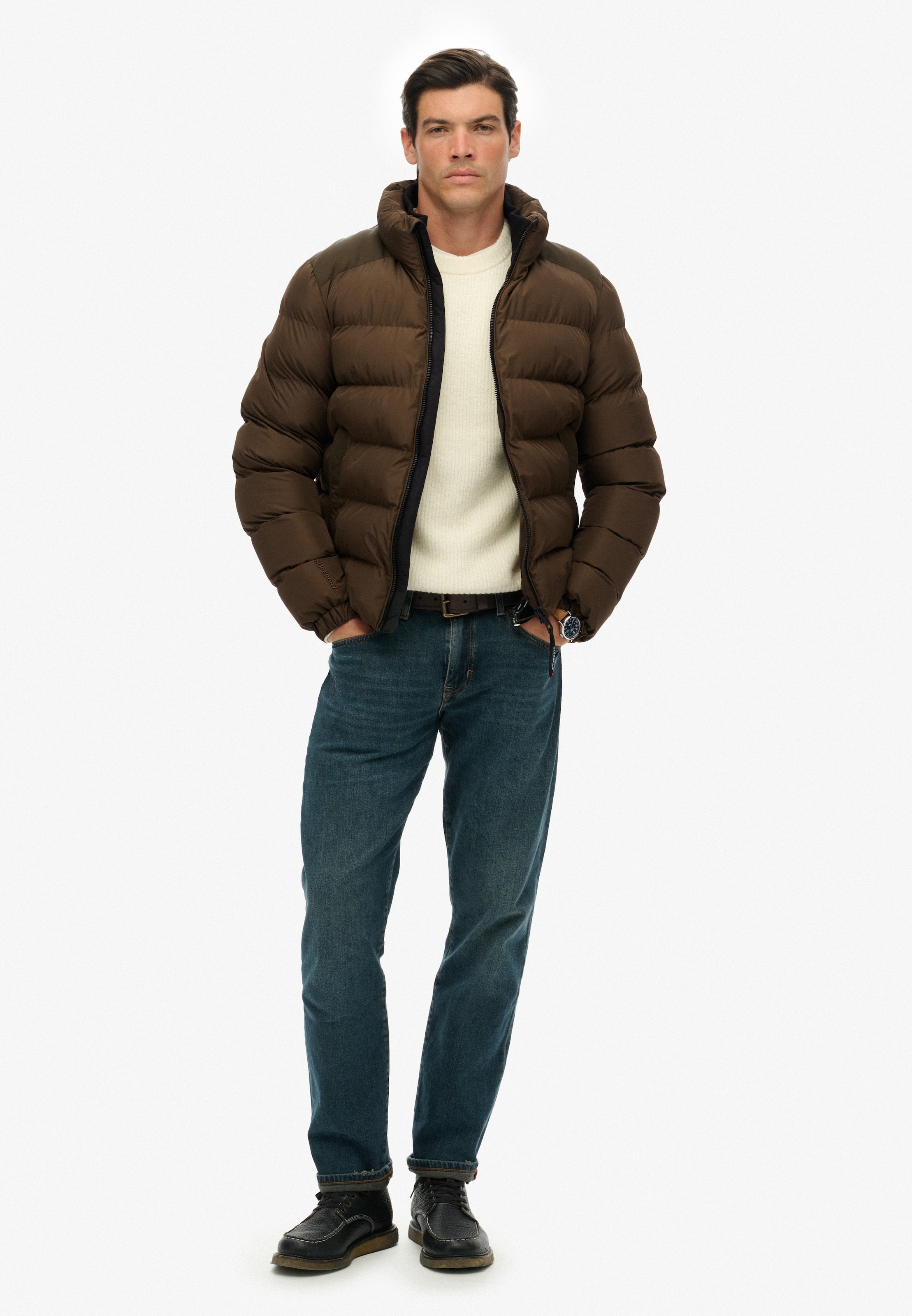 Superdry Steppjacke »SPORTS PUFFER JACKET«, ohne Kapuze