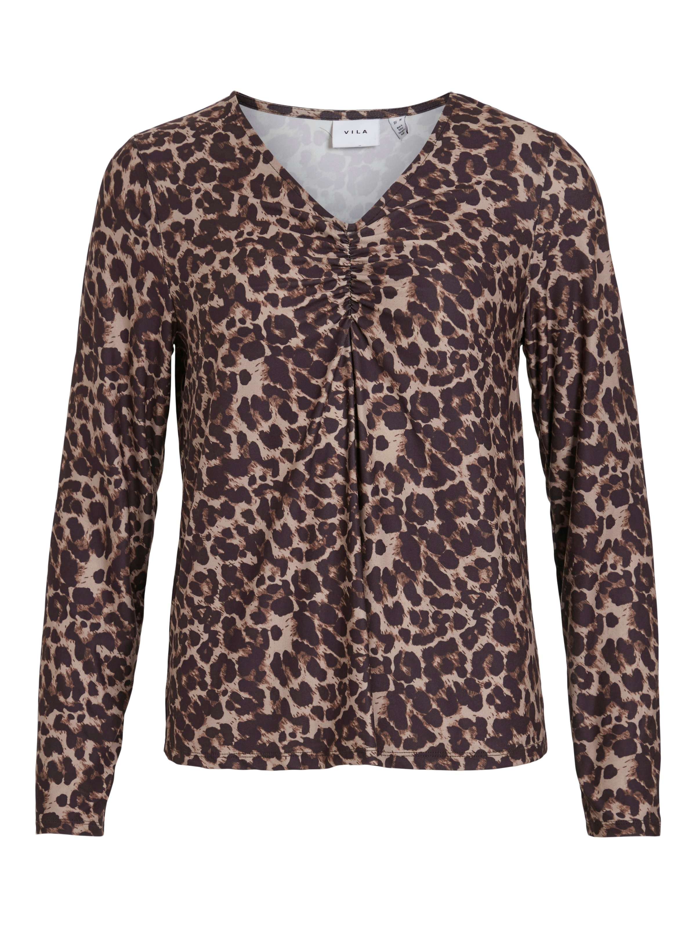 Vila V-Shirt »VILEOA V-NECK L/S TOP - NOOS«