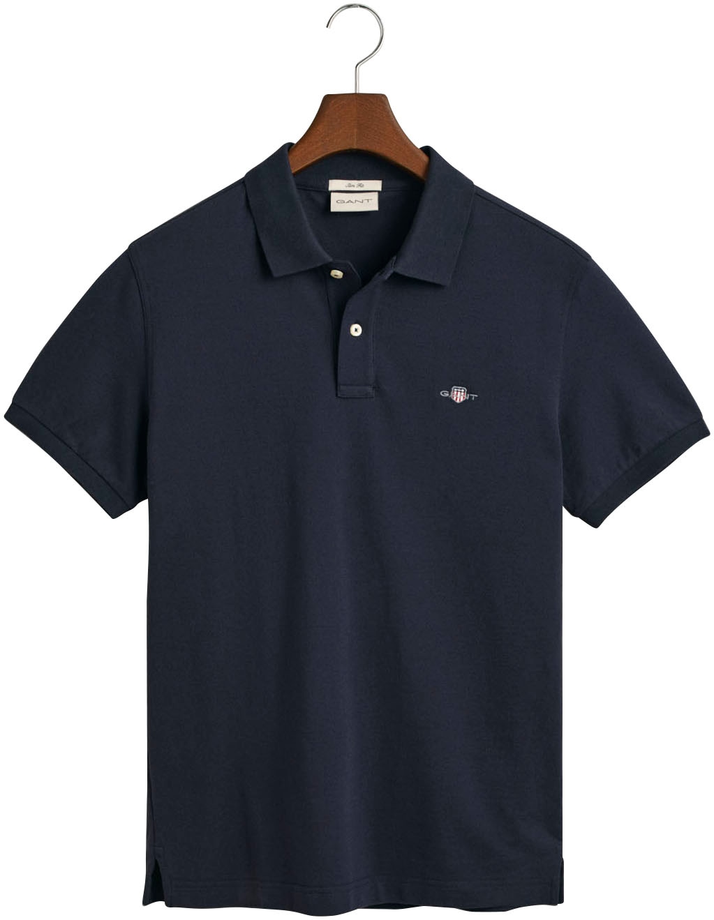 Gant Poloshirt »SLIM SHIELD SS PIQUE POLO«, mit Logostickerei auf der Brust