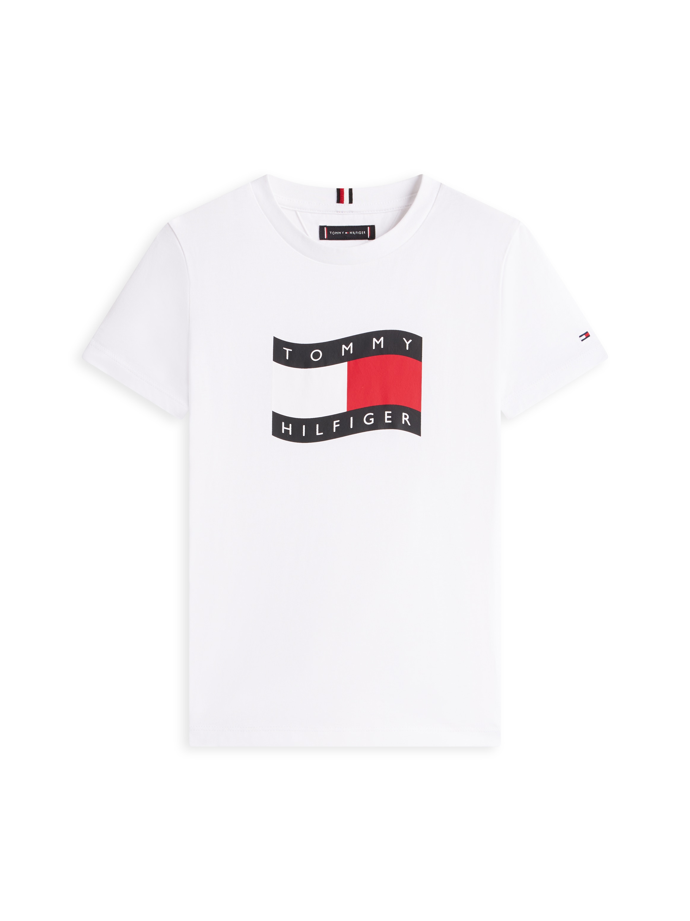 Tommy Hilfiger T-Shirt »WAVY FLAG T-SHIRT« Kinder bis 16 Jahre, regular fit