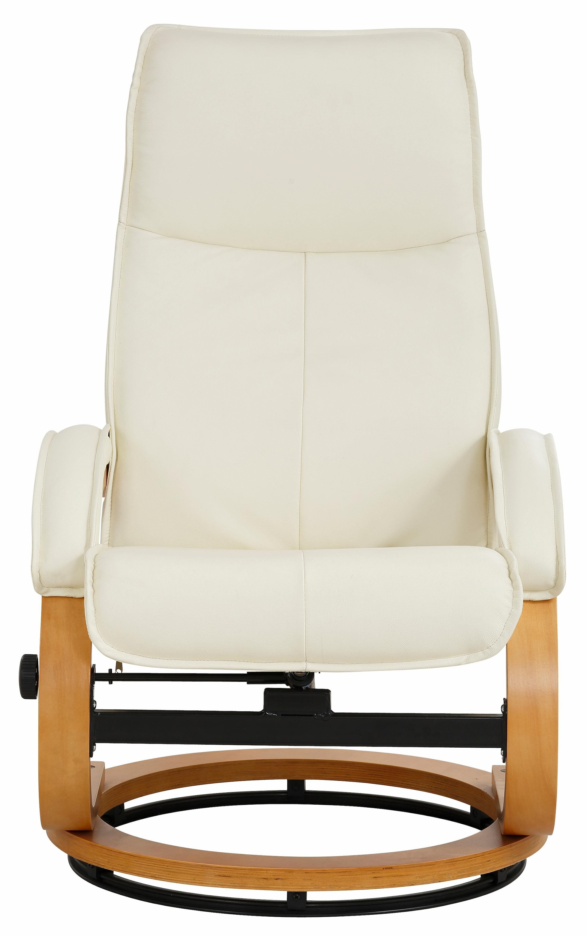 Home affaire Relaxsessel »Paris, TV-Sessel mit Hocker und manueller Liegefunktion«, (Set, 2 St., bestehend aus Sessel und Hocker), Dreh- und Kippfunktion, NaturLEDER®
