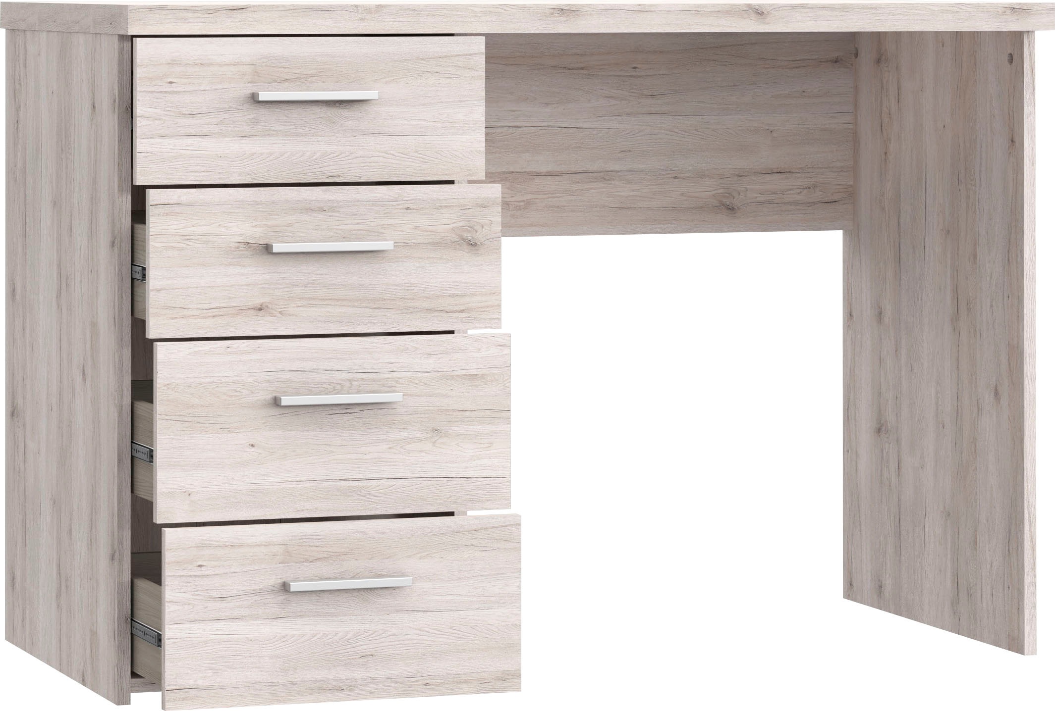 FORTE Schreibtisch »NET« mit 4 Schubladen, Breite 110 cm