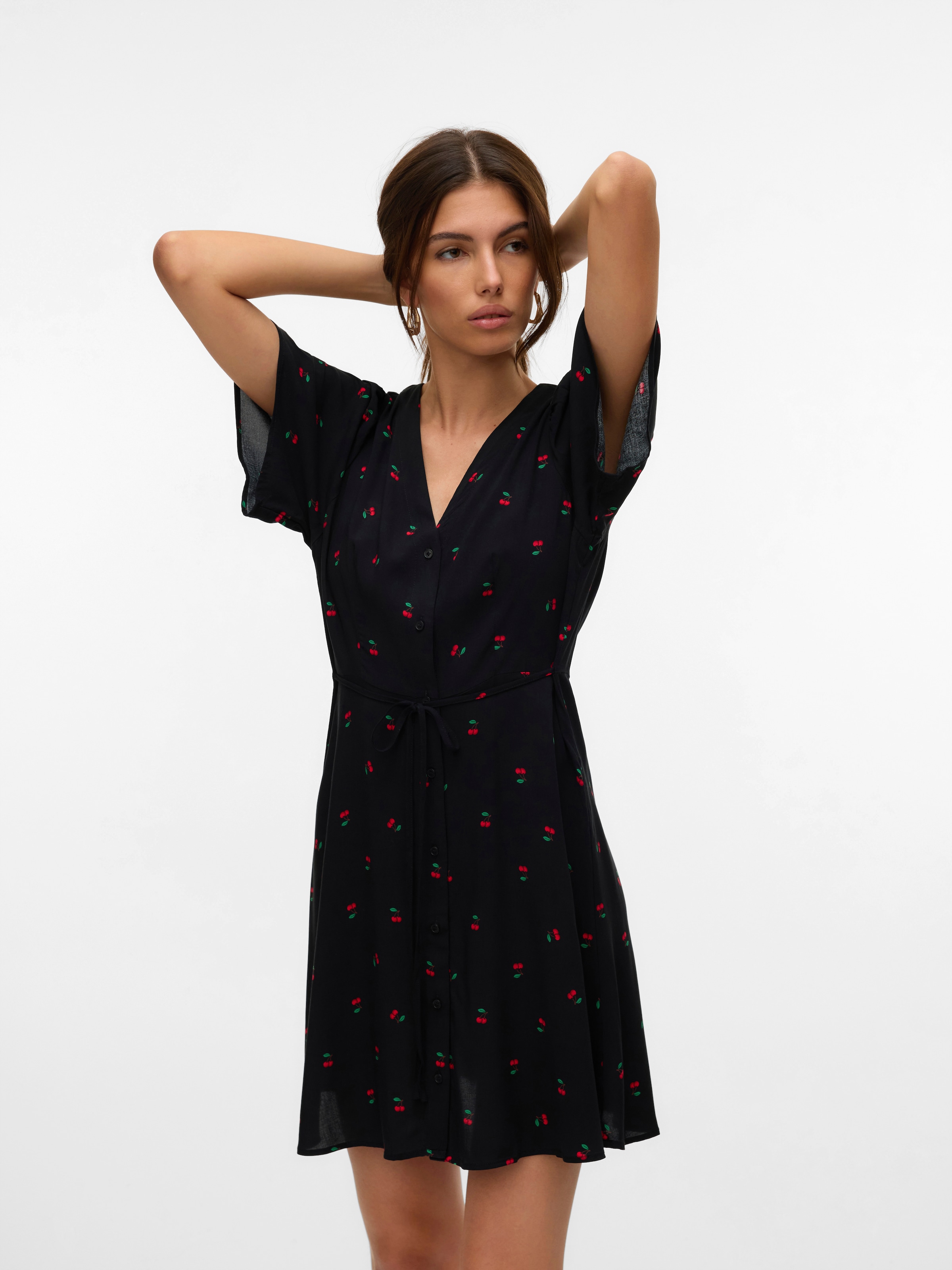 Vero Moda Minikleid »VMALBA SS SHORT DRESS WVN NOOS«