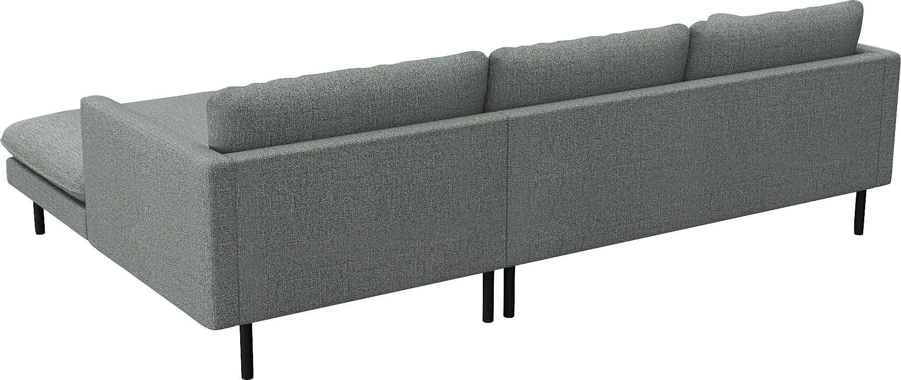 FLEXLUX Ecksofa »Bolzano, elegant und bequem, L-Form«, Sitzaufbau mit Kaltschaum & Stahl-Wellen, loose Sitz -& Rückenkissen