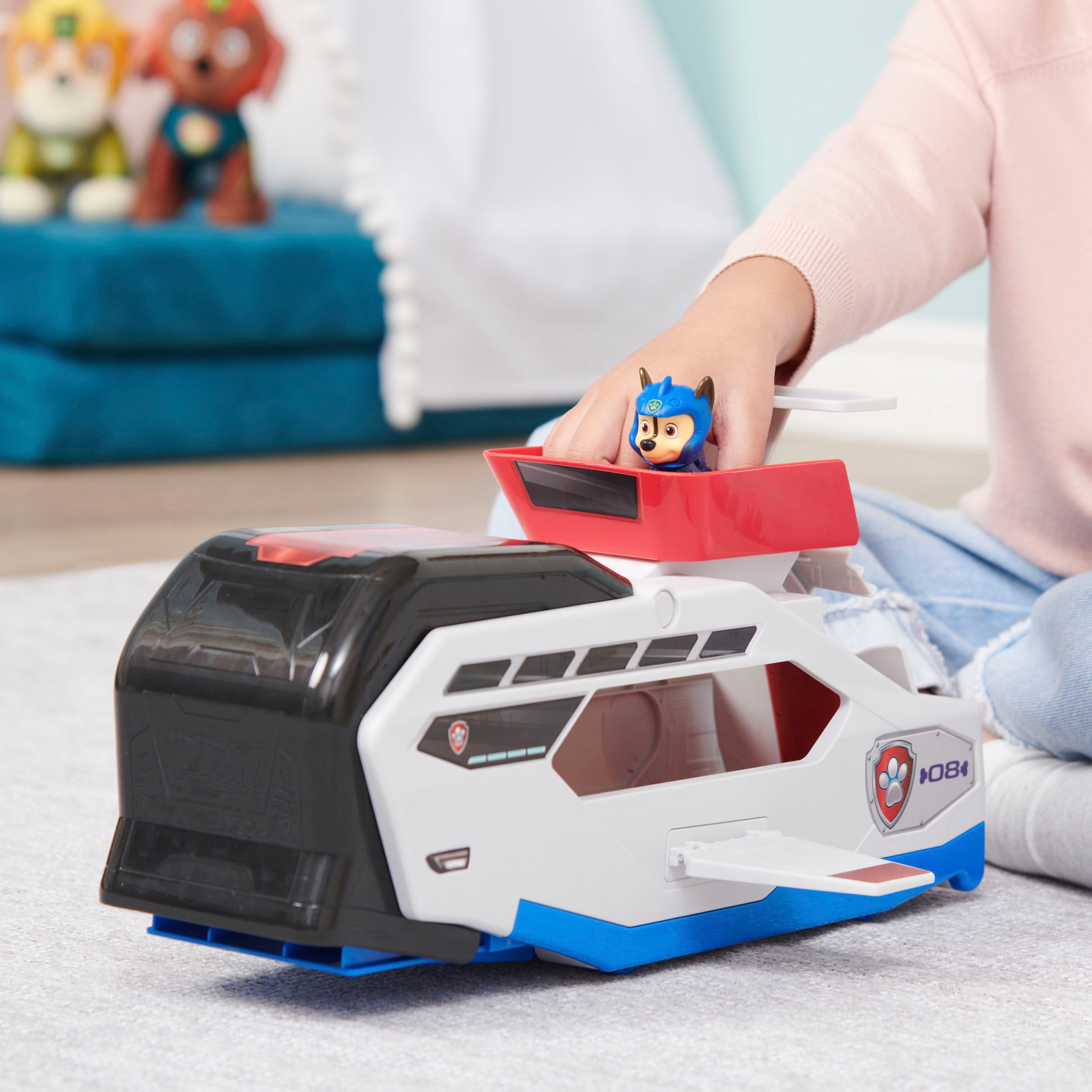 Spin Master Spielwelt »Paw Patrol - Aqua Pups - Whale Patroller«, inklusive 1 Figur Chase