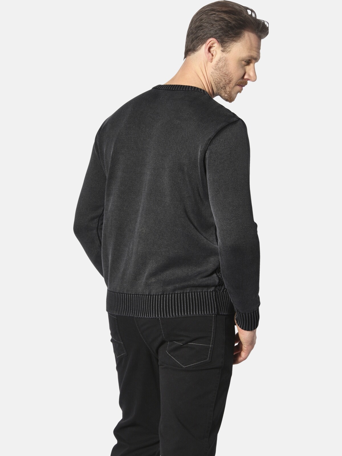 Jan Vanderstorm Strickpullover »Pullover RABBE«, (1 tlg.), mit elastischem Saumbund