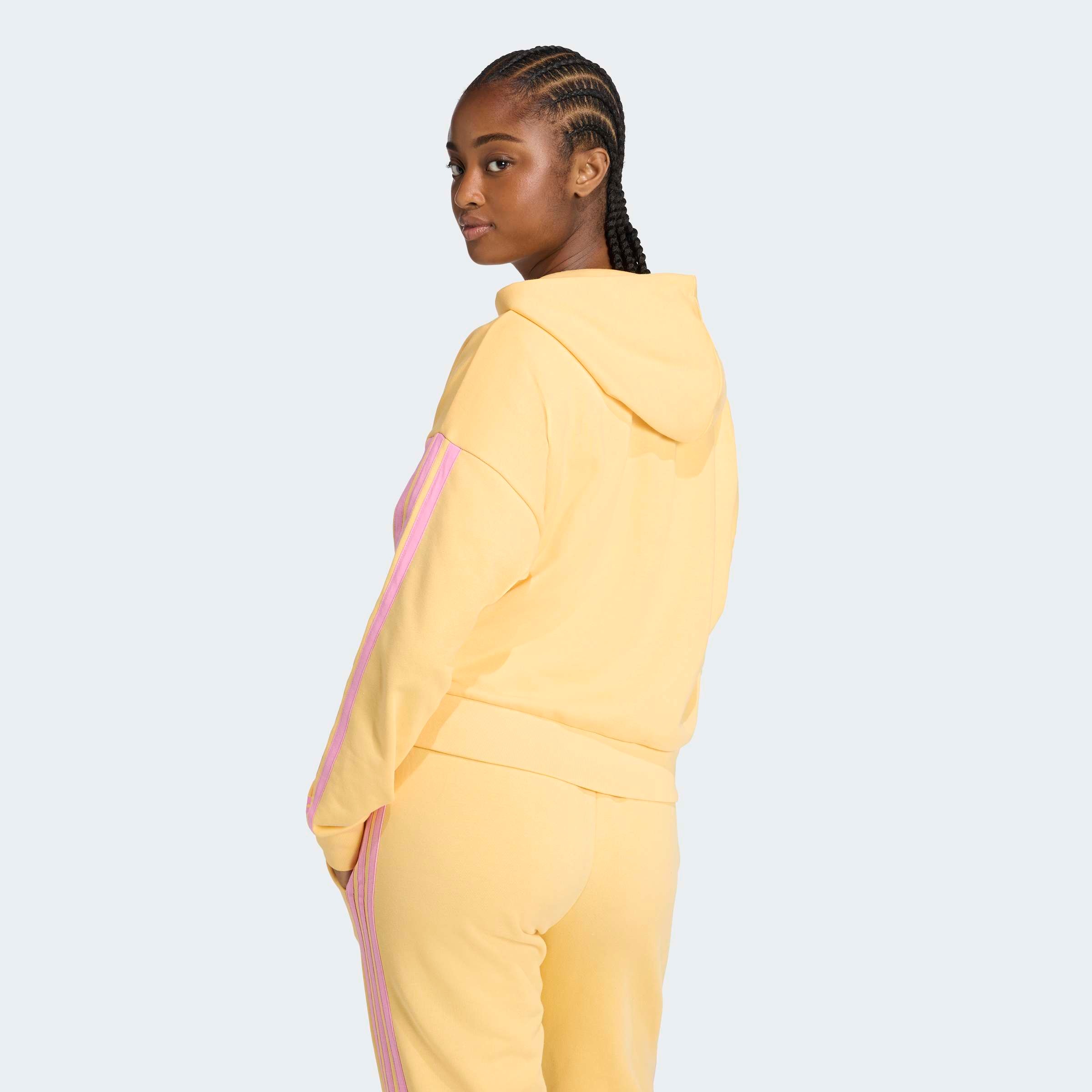 adidas Sportswear Kapuzensweatshirt »ESSENTIALS 3-STREIFEN FRENCH TERRY«
