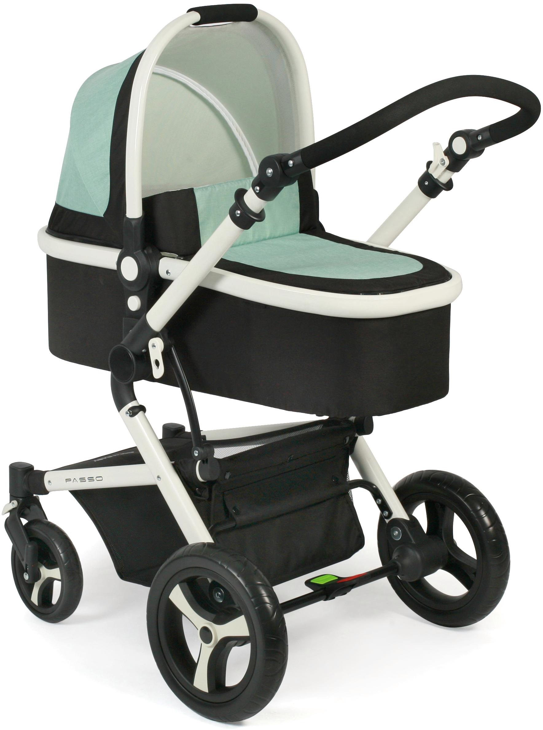 CHIC4BABY Kombi-Kinderwagen »Passo, mint«, 15 kg