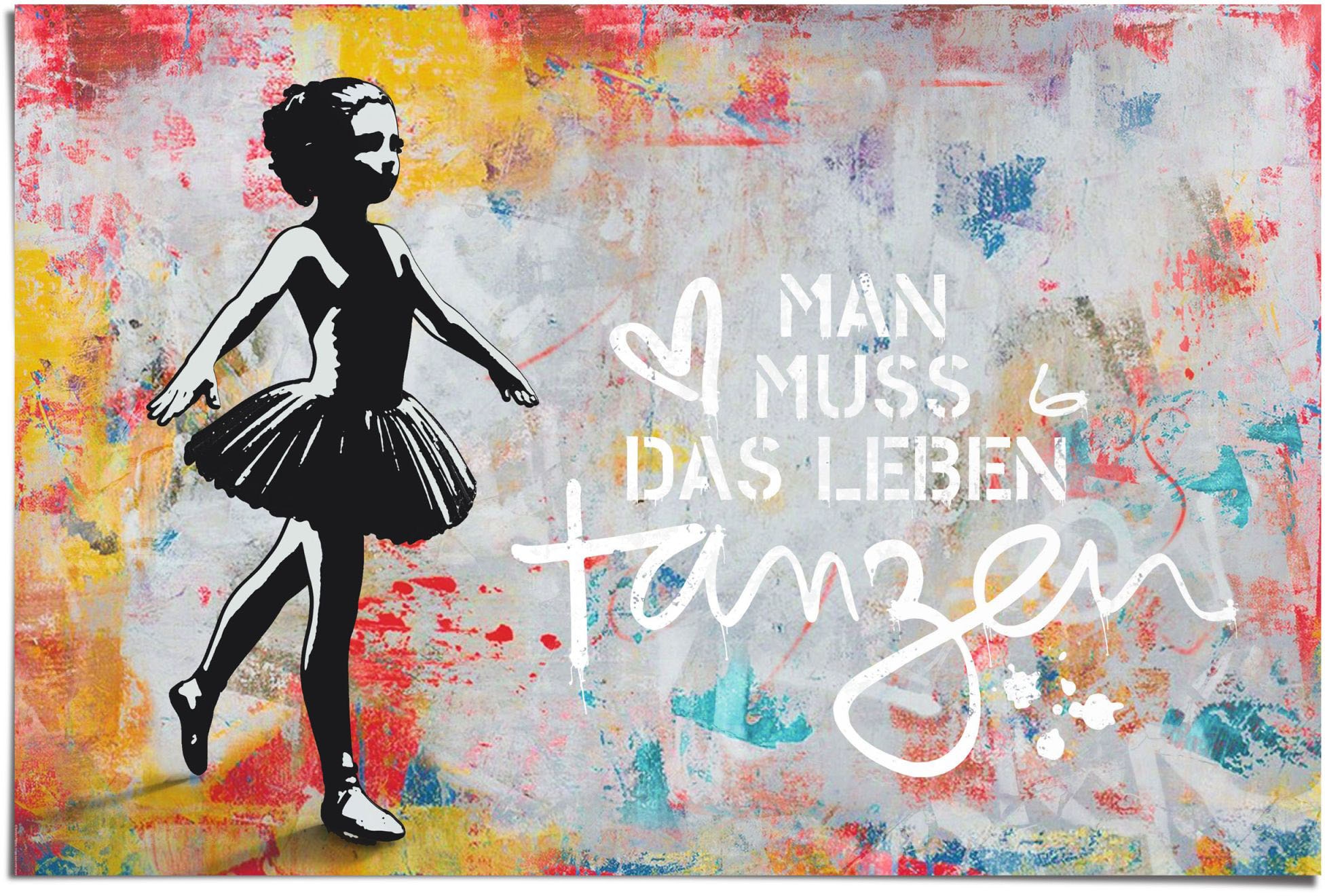 Poster »Man muss das Leben tanzen«, (1 St.)