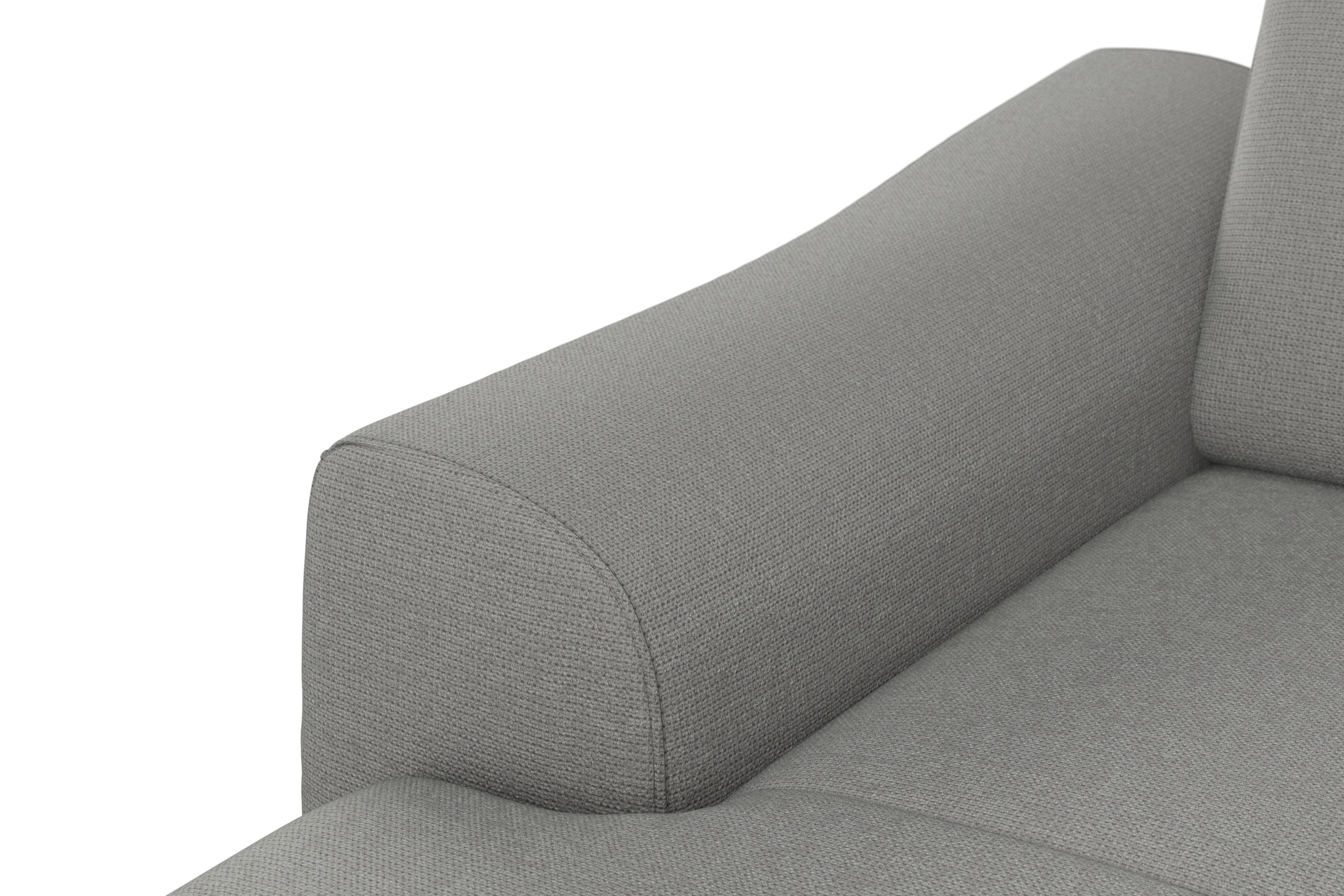 sit&more Wohnlandschaft »Dundee U-Form«, mit Federkern und Massivholzfüßen, wahlweise mit Kopfteilverstellung